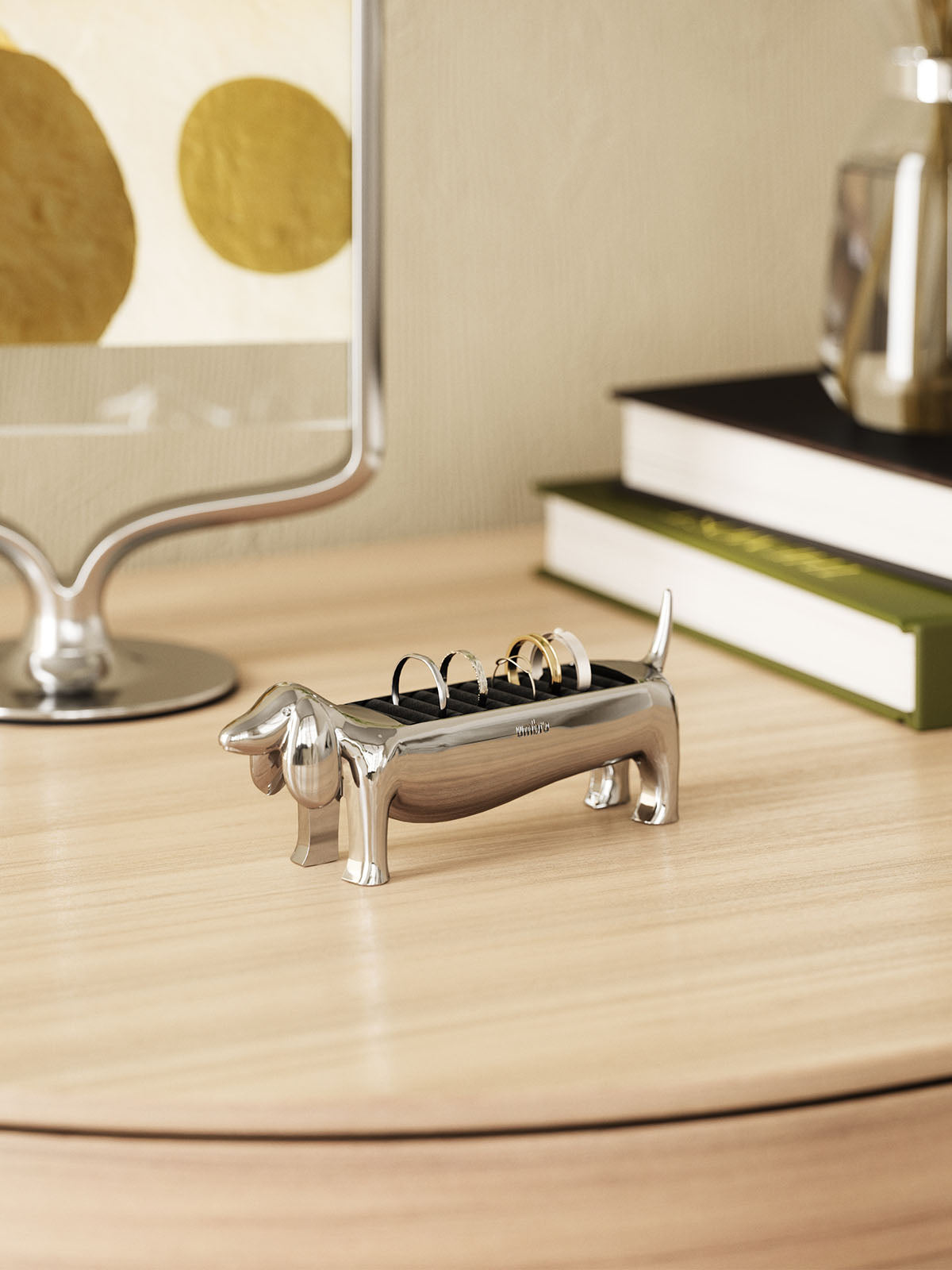 Umbra Dachsie Ring Holder - Chrome