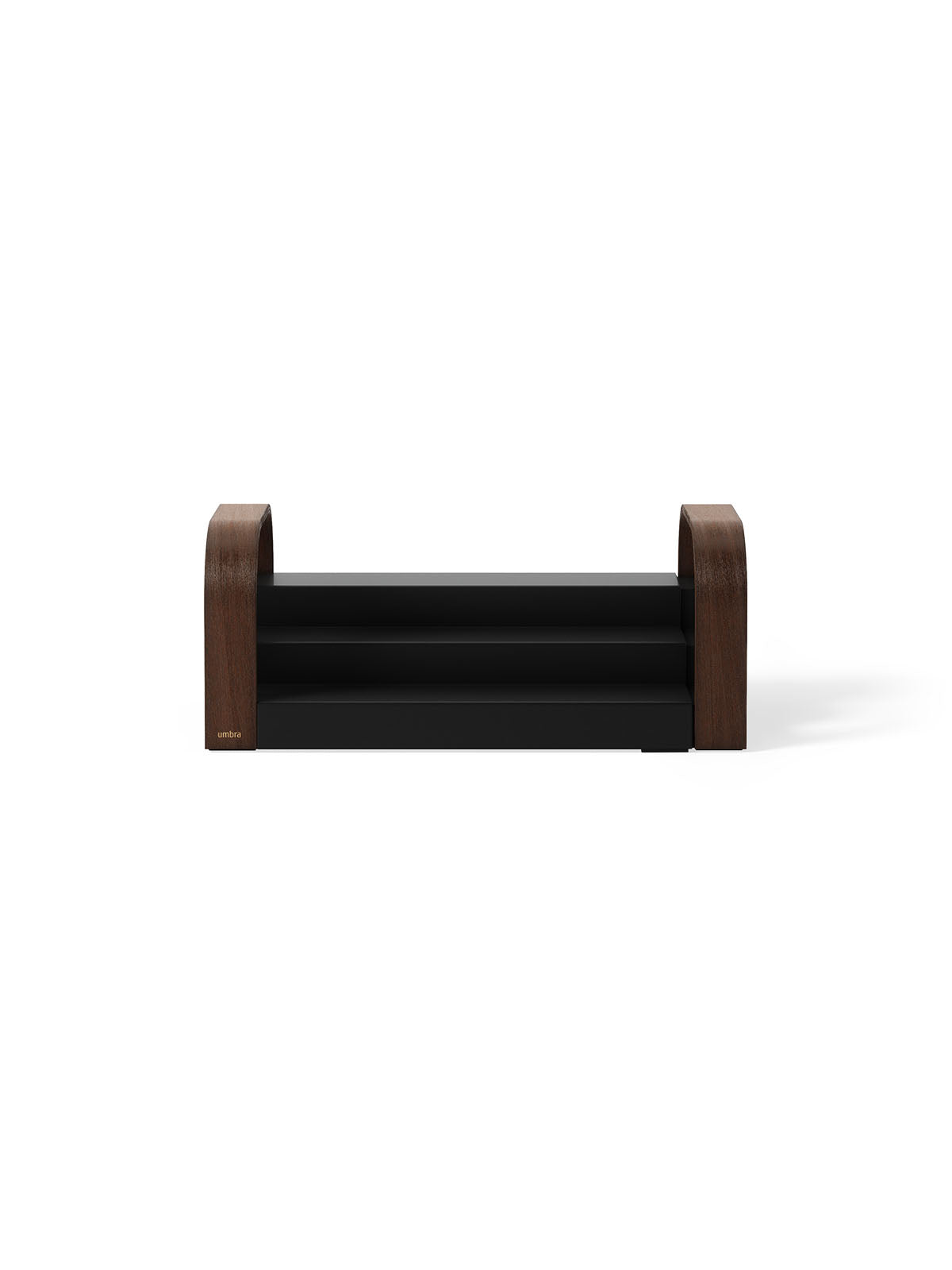 Umbra Bellwood Three Tier Spice Shelf - Black/Walnut