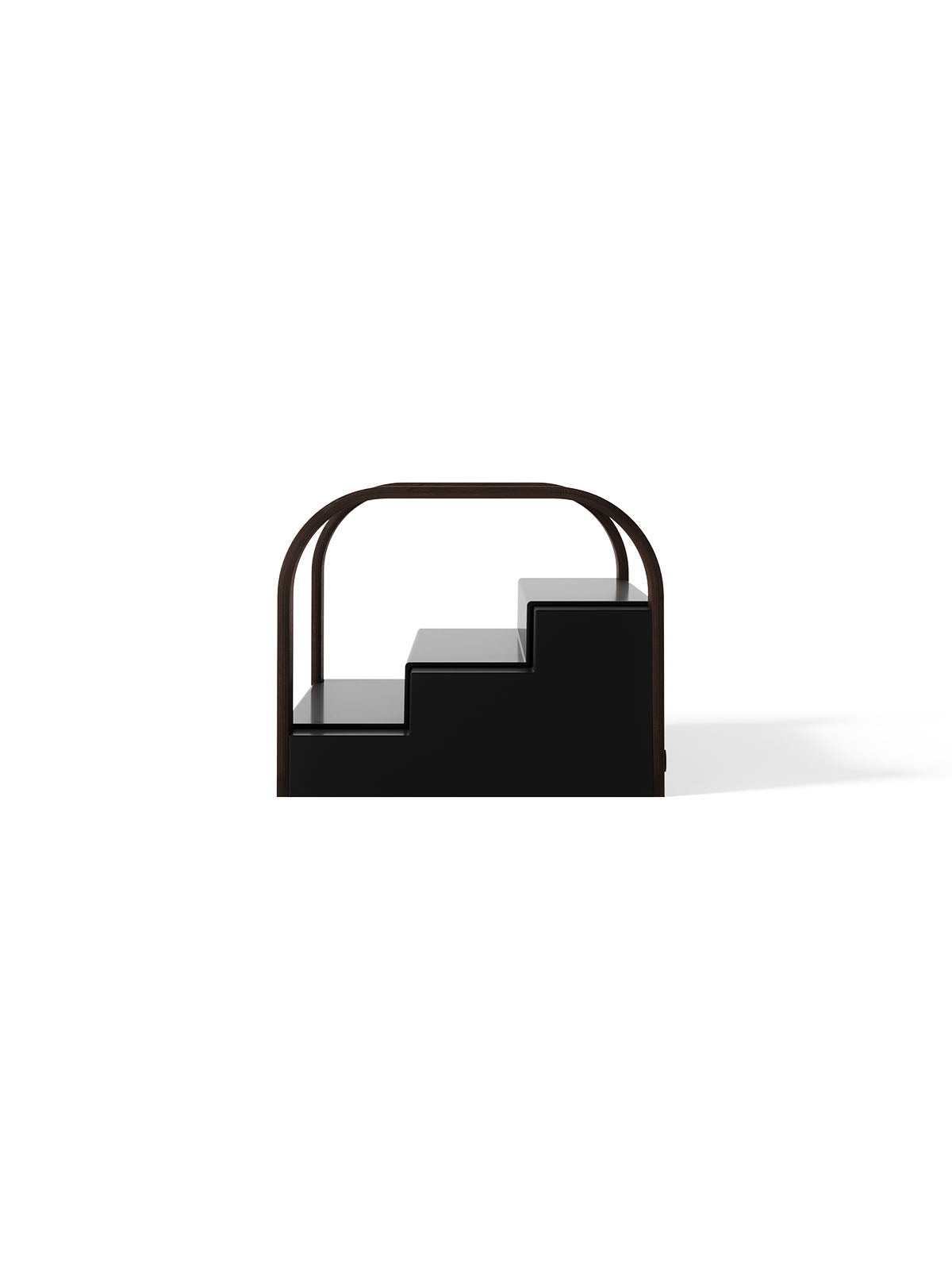 Umbra Bellwood Three Tier Spice Shelf - Black/Walnut