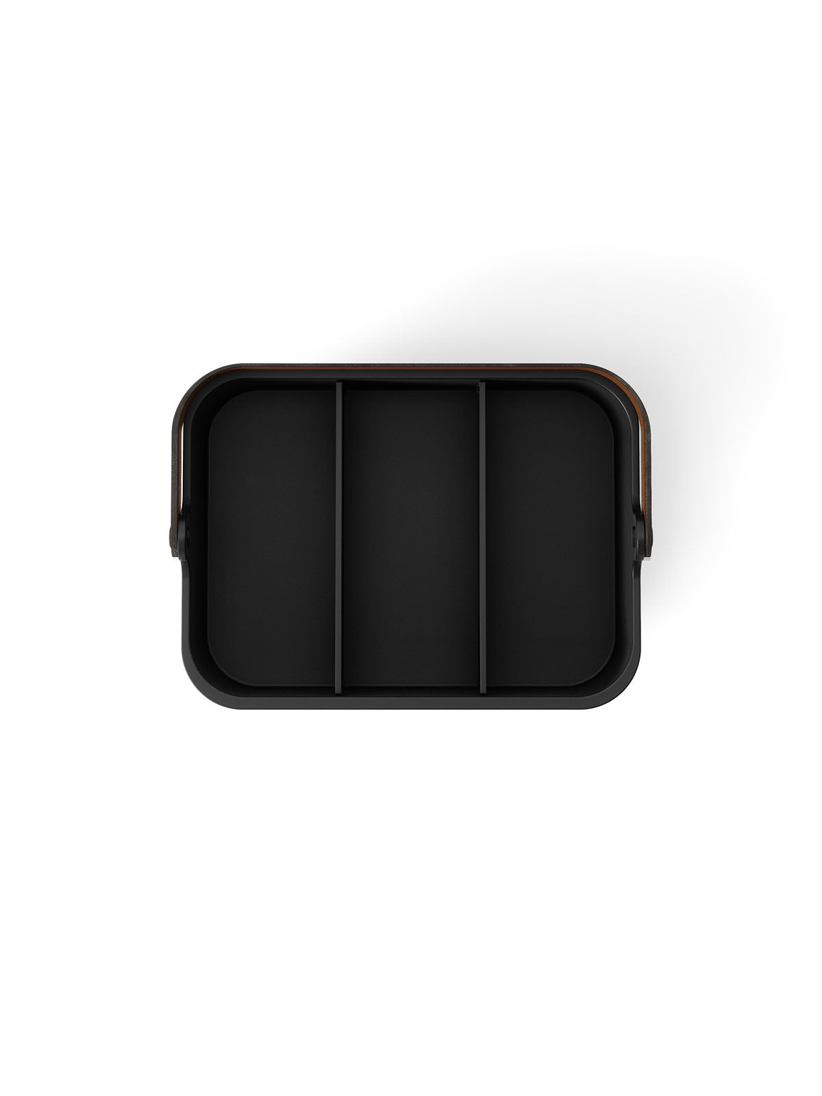 Umbra Bellwood Stackable Bin - Large Black/Walnut