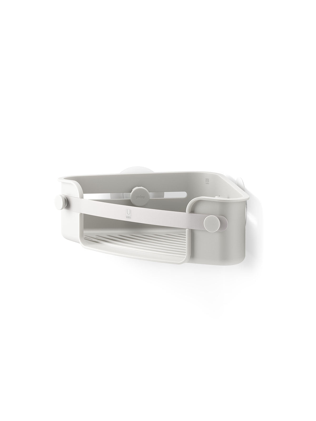 Umbra Flex Adhesive Corner Bin - Grey