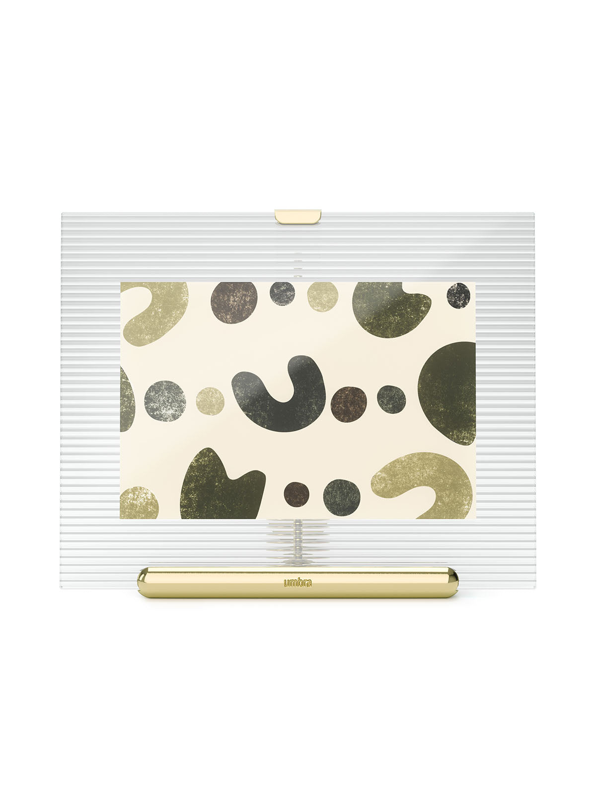 Umbra Flute Picture Frame - 4x6 Brass