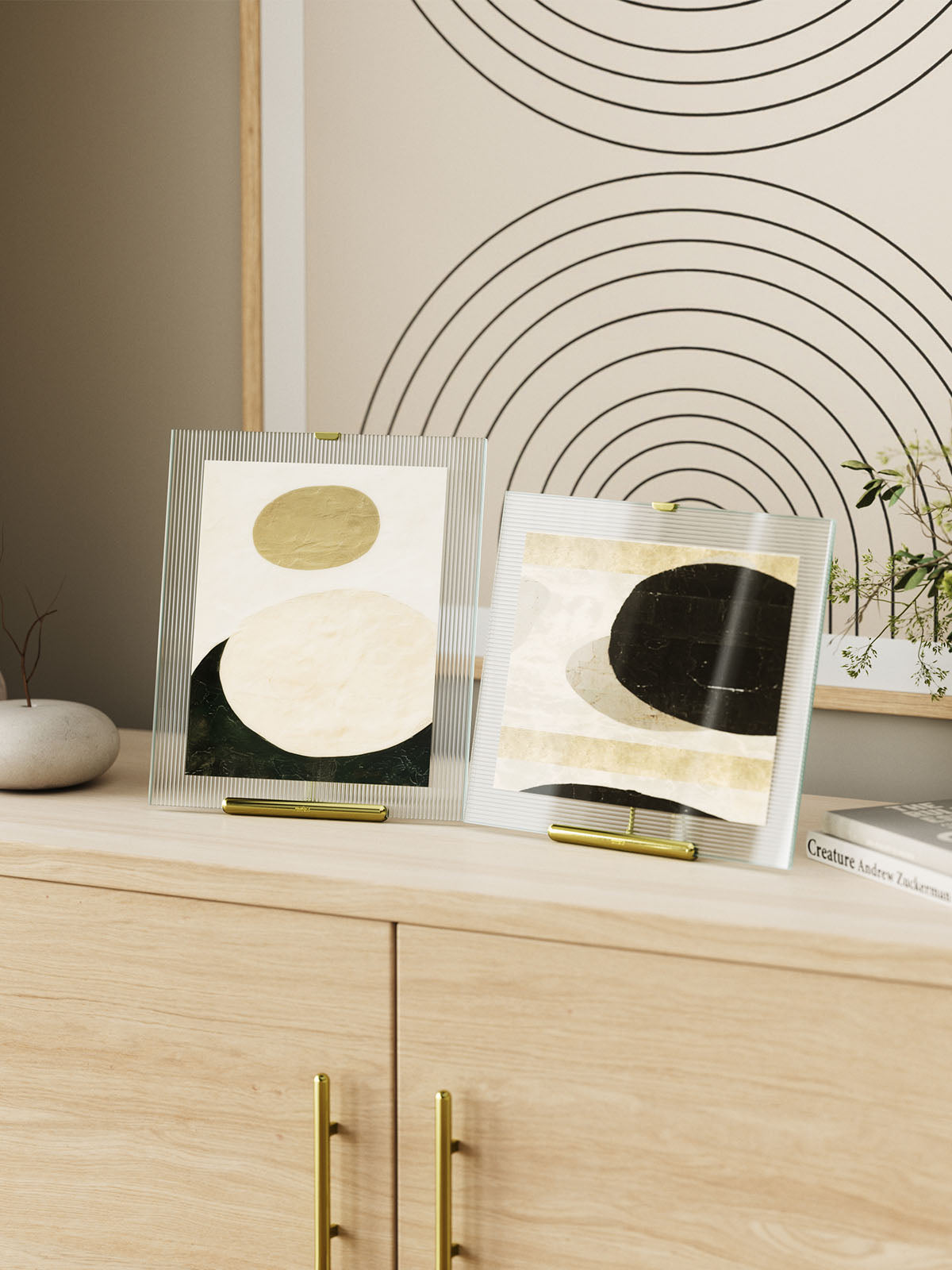 Umbra Flute Picture Frame - 8x10 Brass