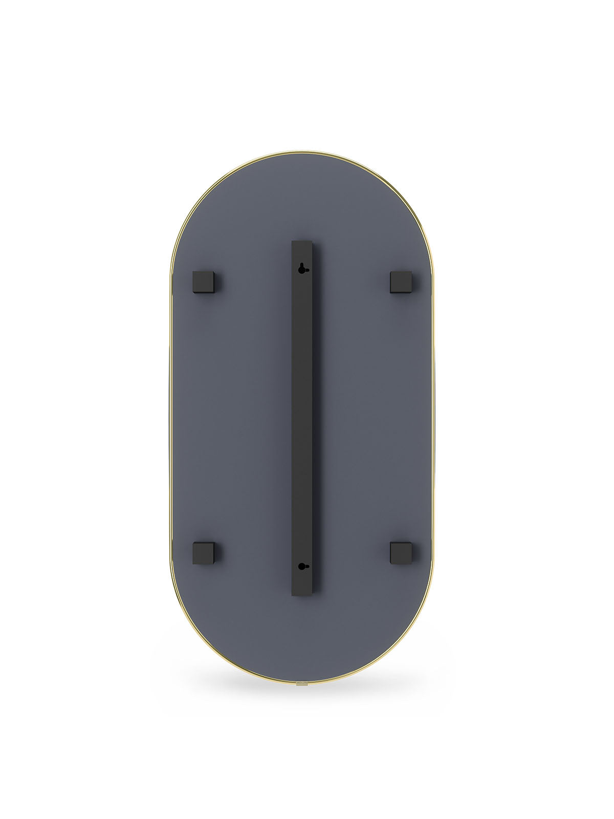 Umbra Hubba Pill Mirror (91 x 45cm) - Brass
