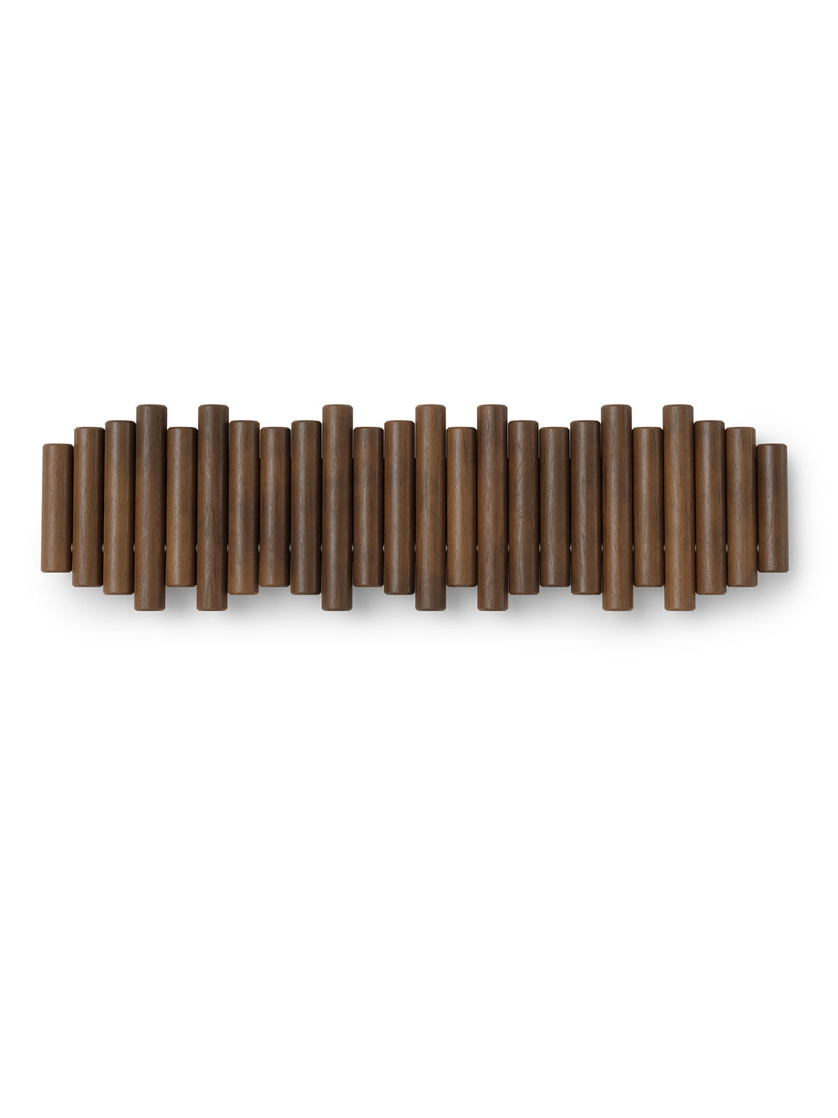 Umbra Picket 8 Hook - Aged Walnut