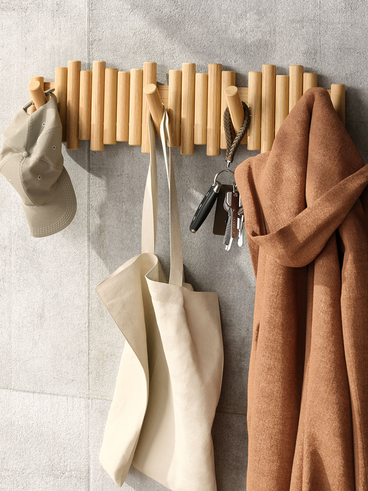 Umbra Picket 8 Hook - Natural