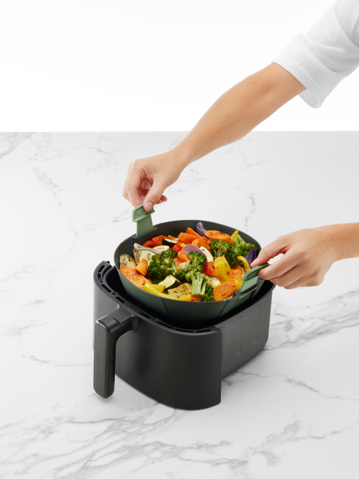 Lekue Air Fryer Basket XL - Grey