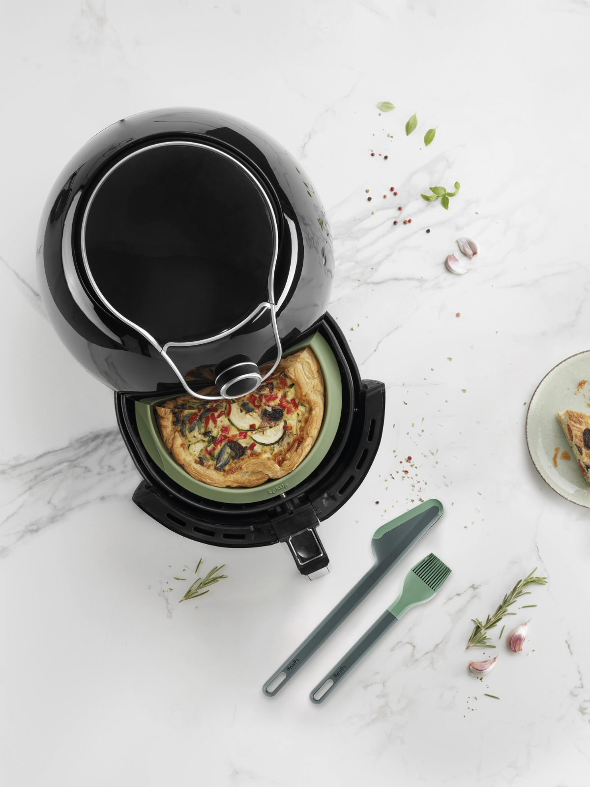 Lekue Air Fryer Essentials Kit - Green