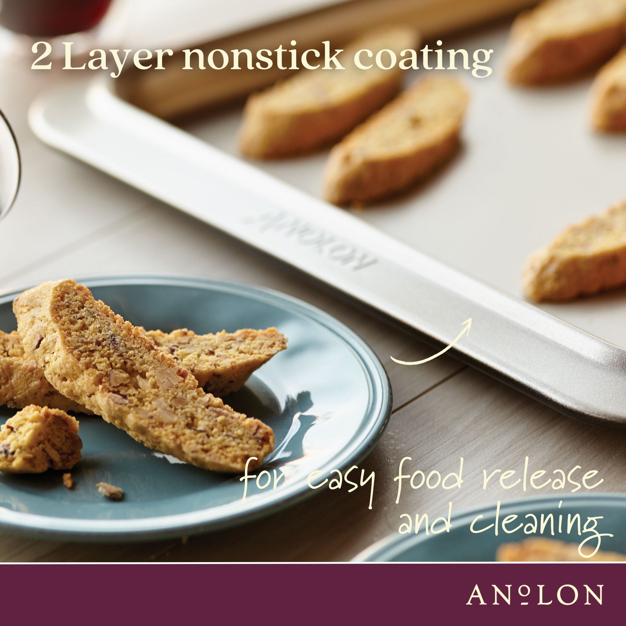 Anolon Ceramic Reinforced - 35 x 40cm Cookie Sheet Bakeware Anolon