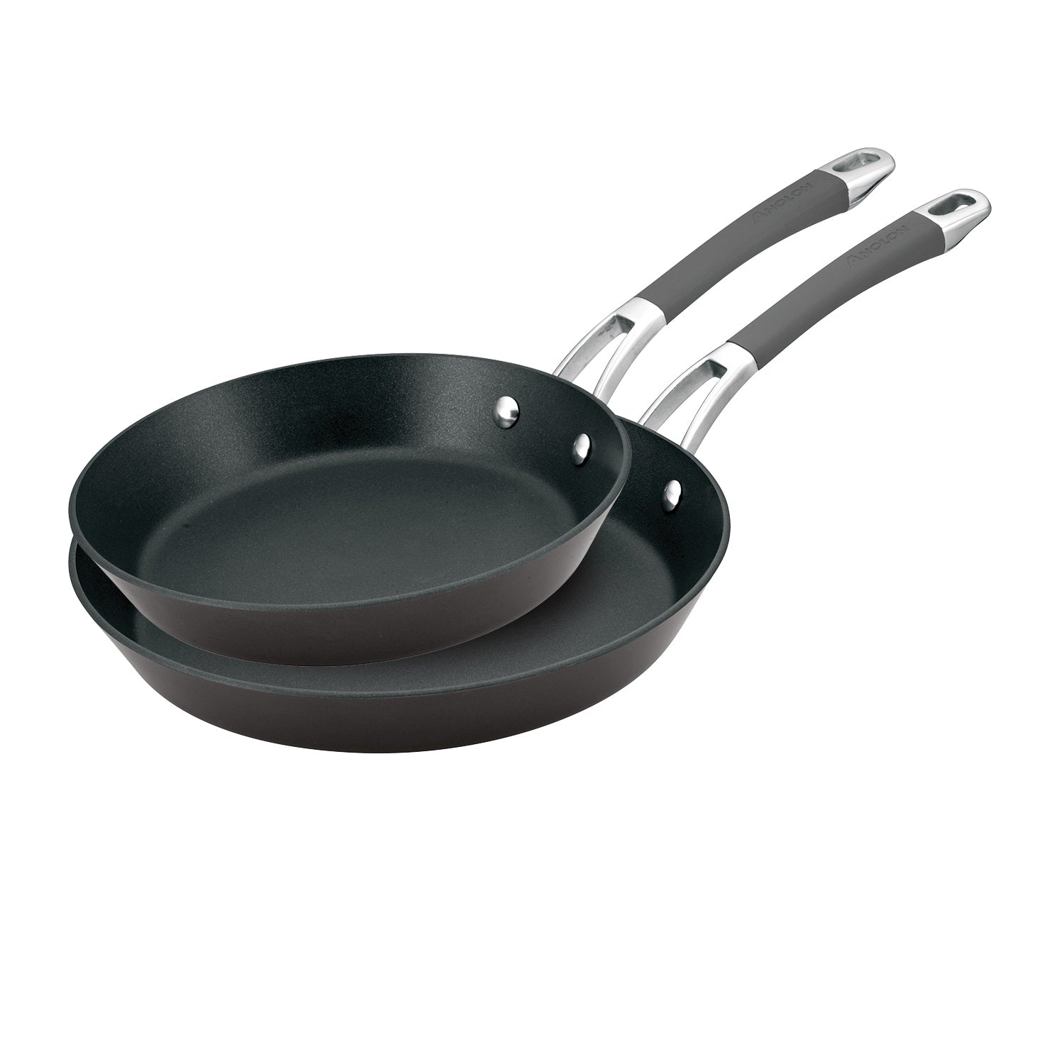 Anolon Endurance+ 20/26cm Open French Skillet Twin Pack Cookware Anolon
