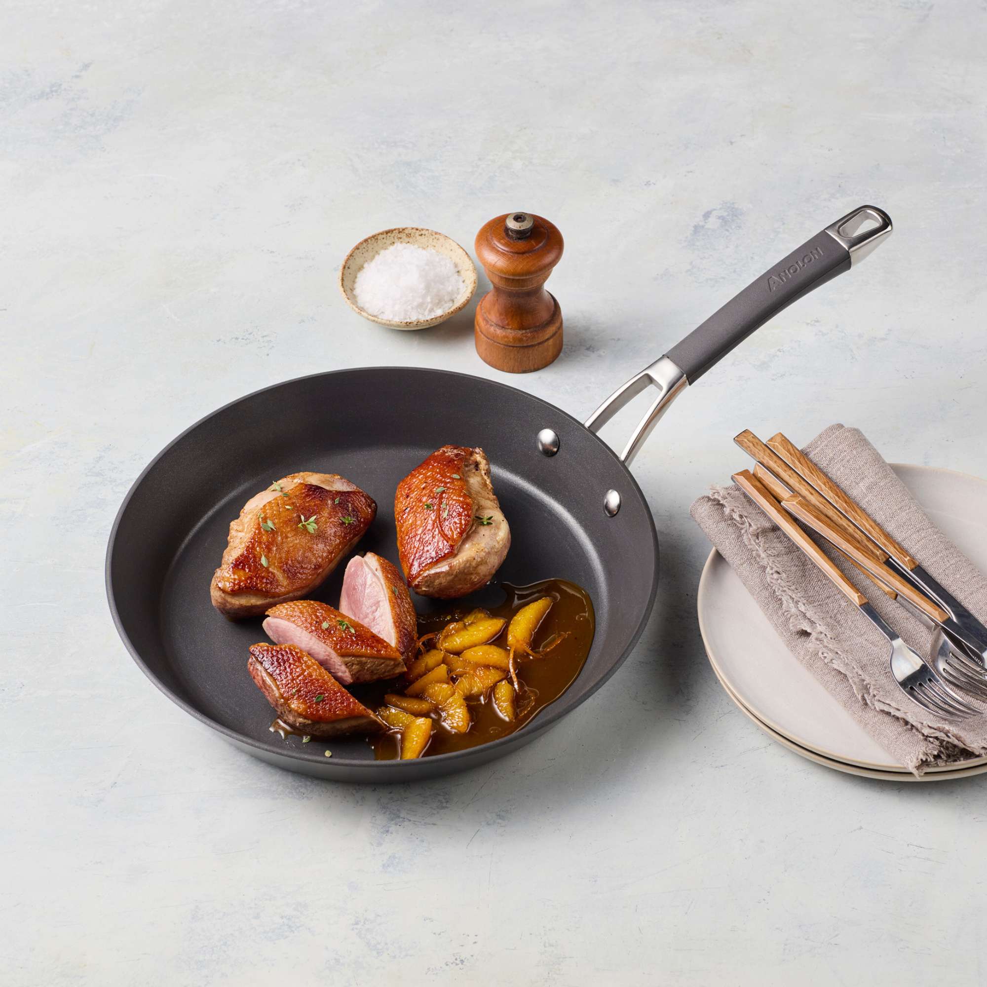 Anolon Endurance+ 28Cm Open French Skillet Cookware Anolon