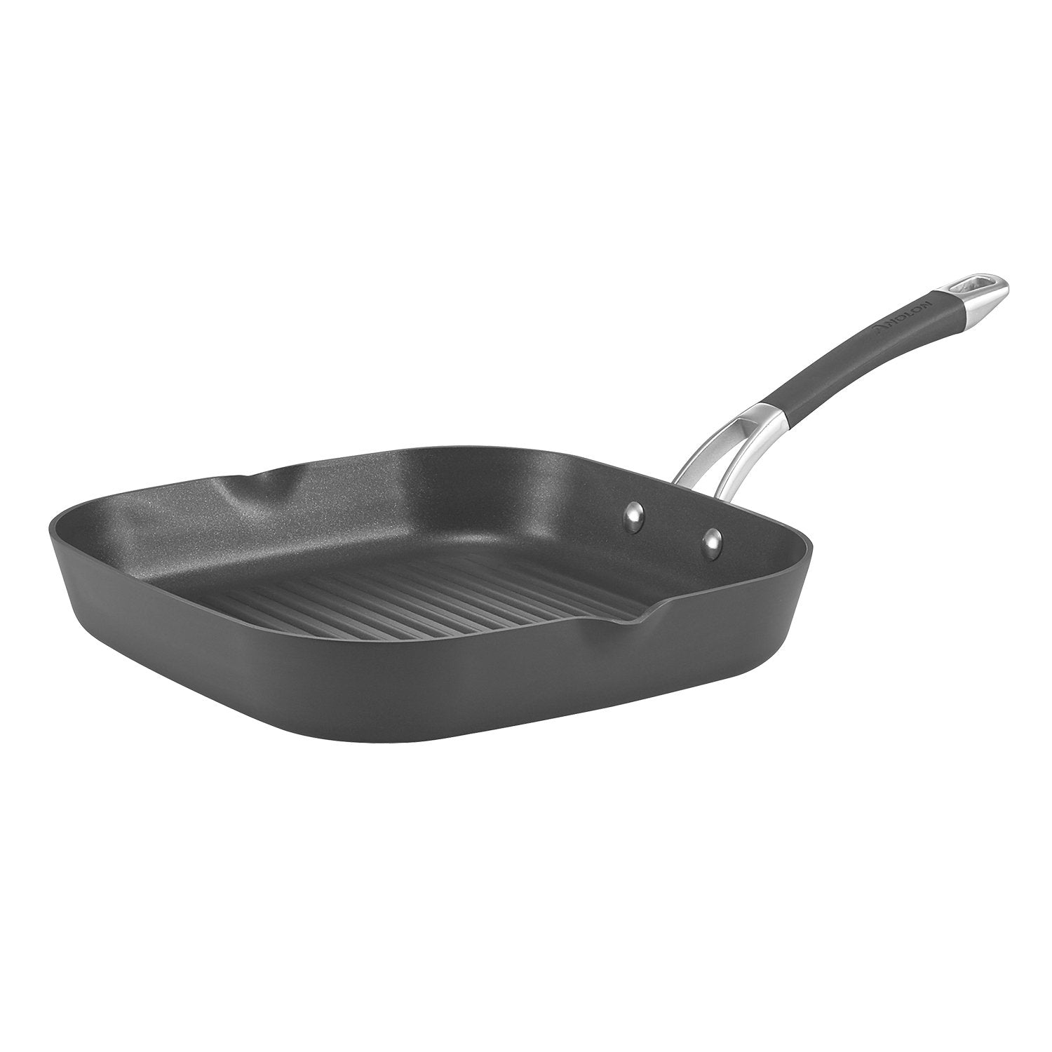Anolon Endurance+ 28cm Grill Pan With Spouts Cookware Anolon