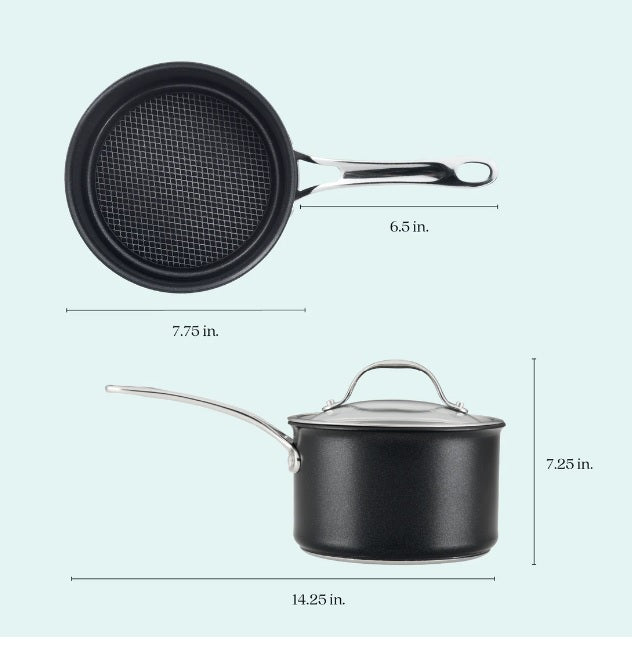 Anolon X SearTech - 18Cm/2.8L Covered Saucepan Cookware Anolon