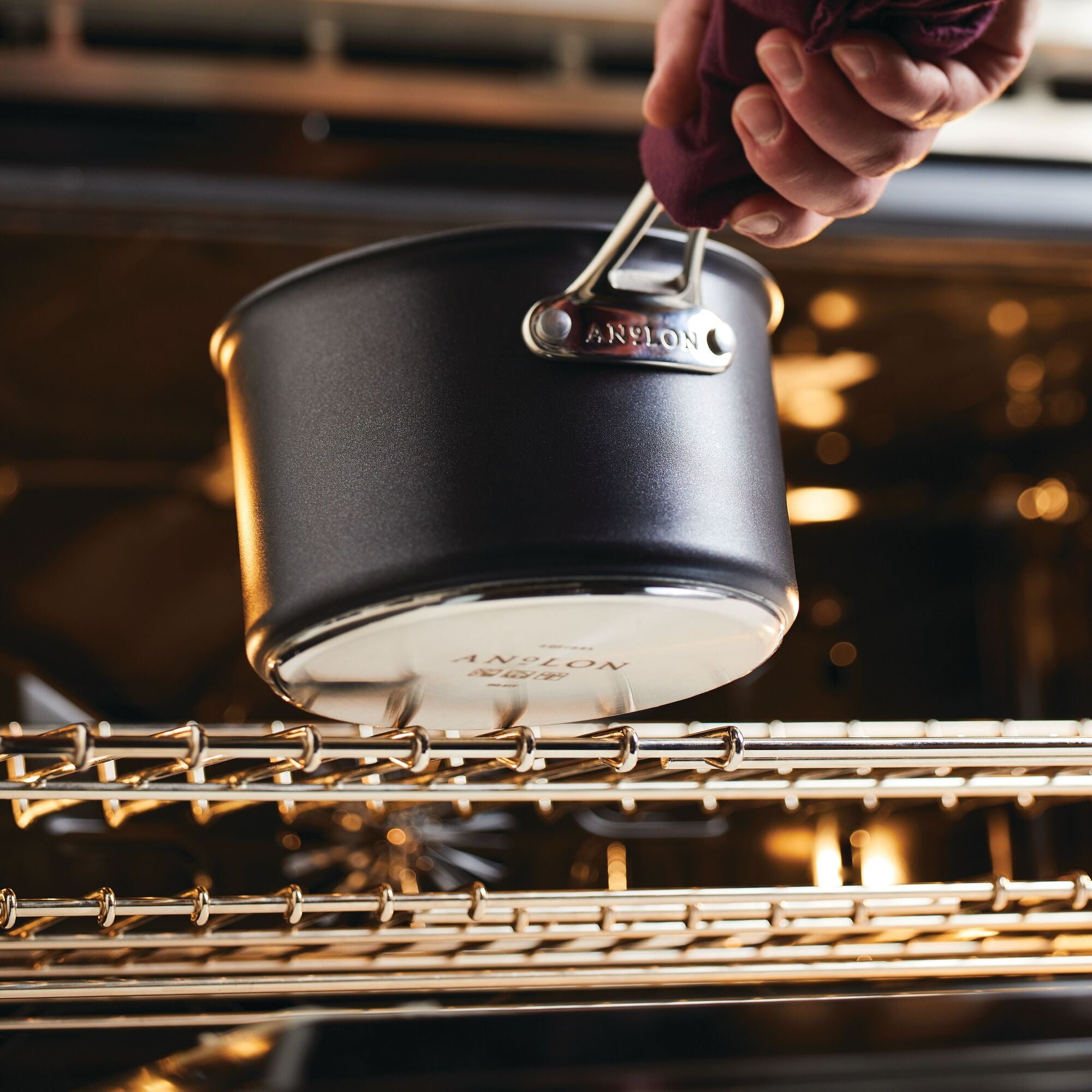 Anolon X SearTech - 18Cm/2.8L Covered Saucepan Cookware Anolon