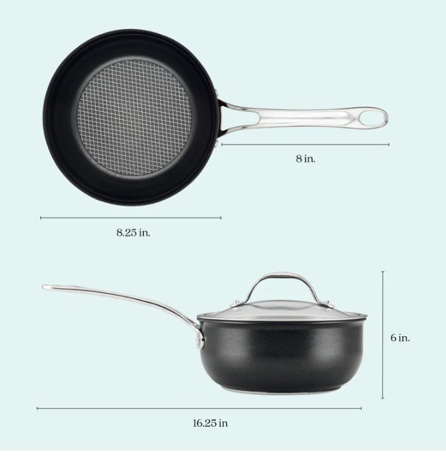 Anolon X SearTech - 20Cm/2.4L Saucier Cookware Anolon