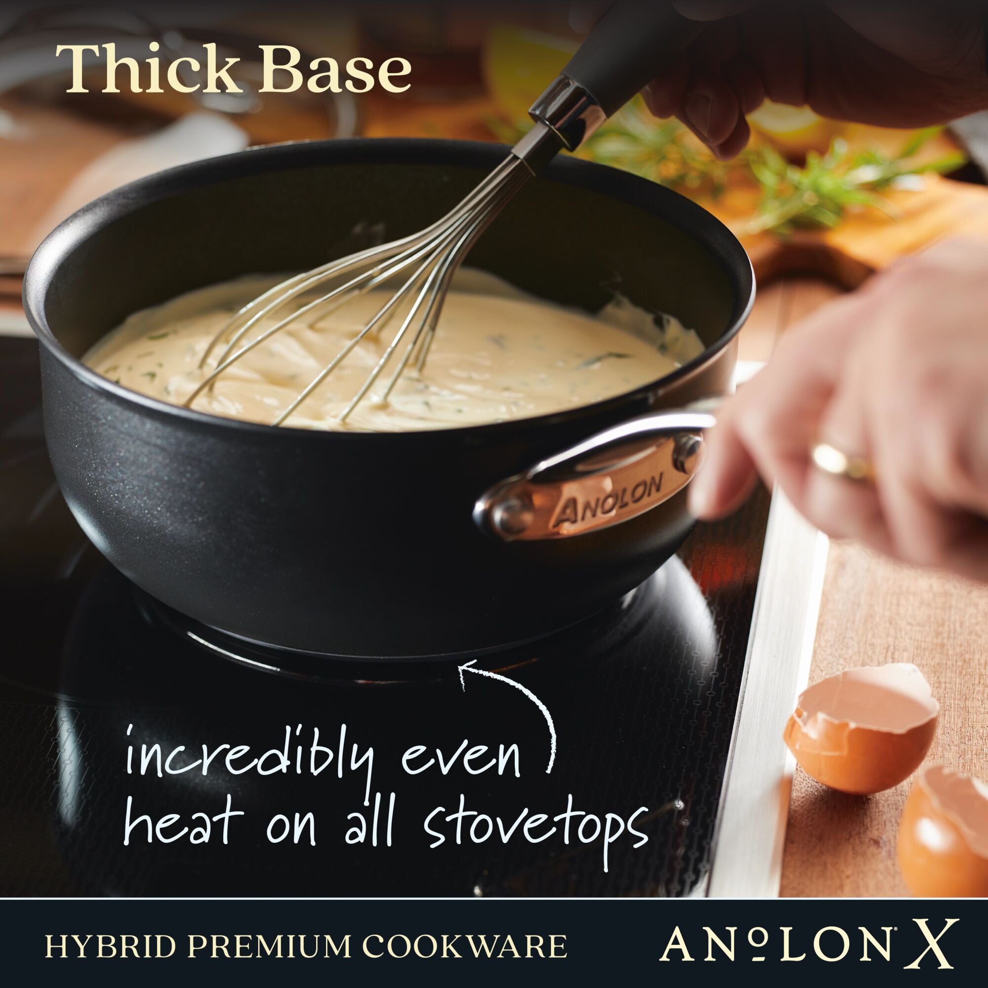 Anolon X SearTech - 20Cm/2.4L Saucier Cookware Anolon