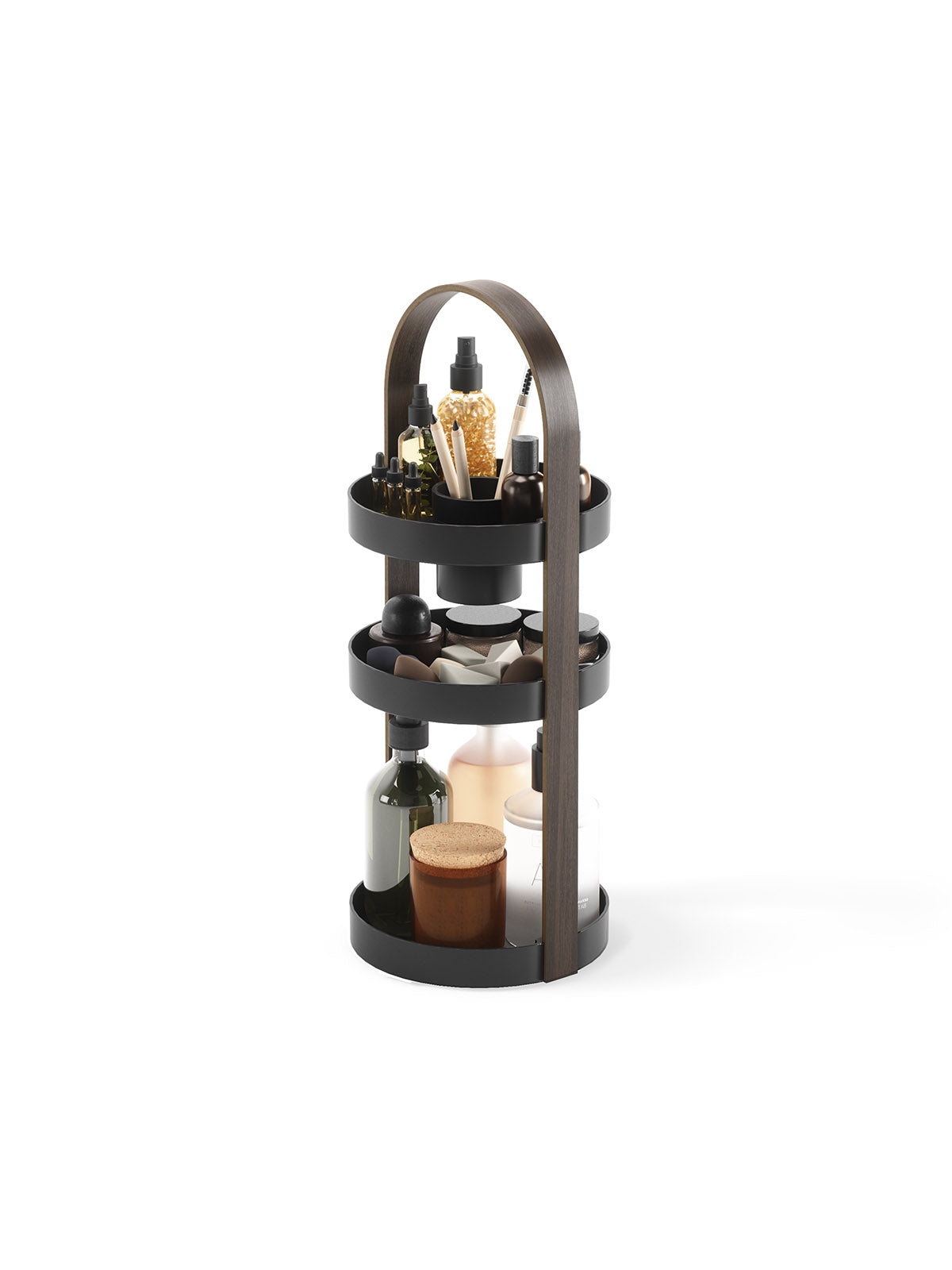 Umbra Bellwood Cosmetic Organiser - Black/Natural