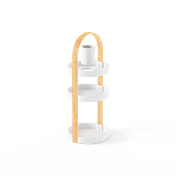 Bellwood Cosmetic Organiser - White/Natural Organiser UMBRA