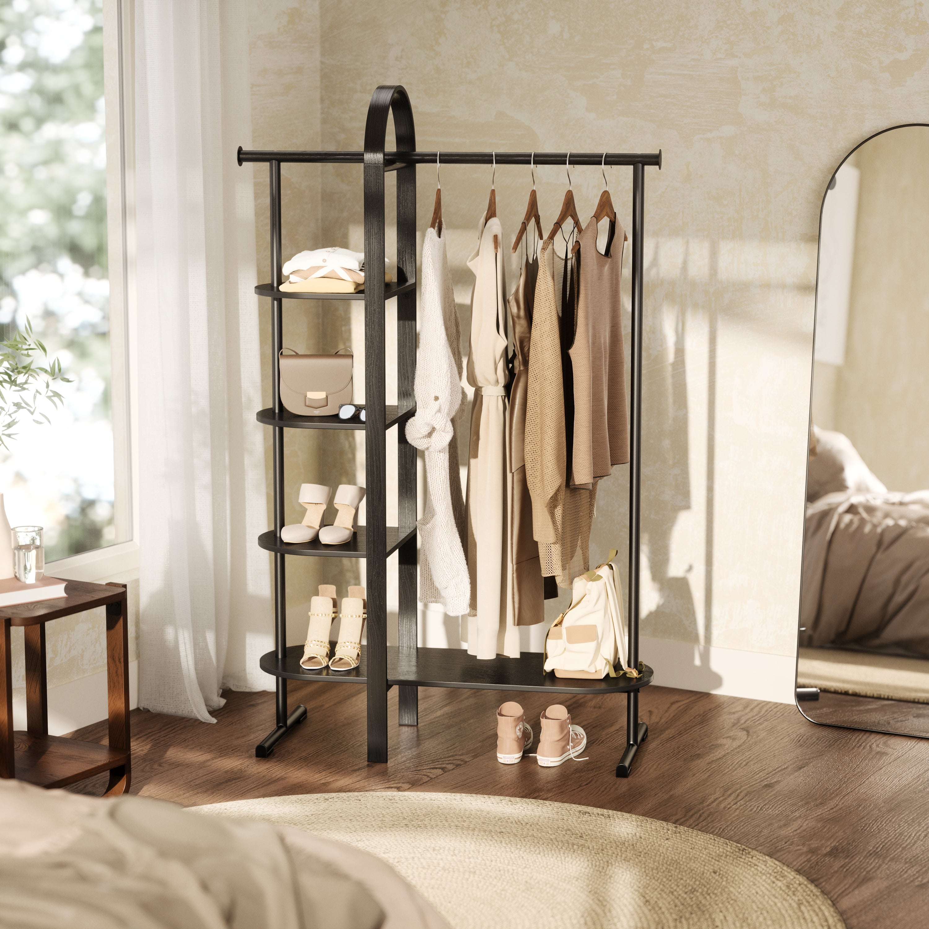 Bellwood Garment Rack - Black Coat rack UMBRA