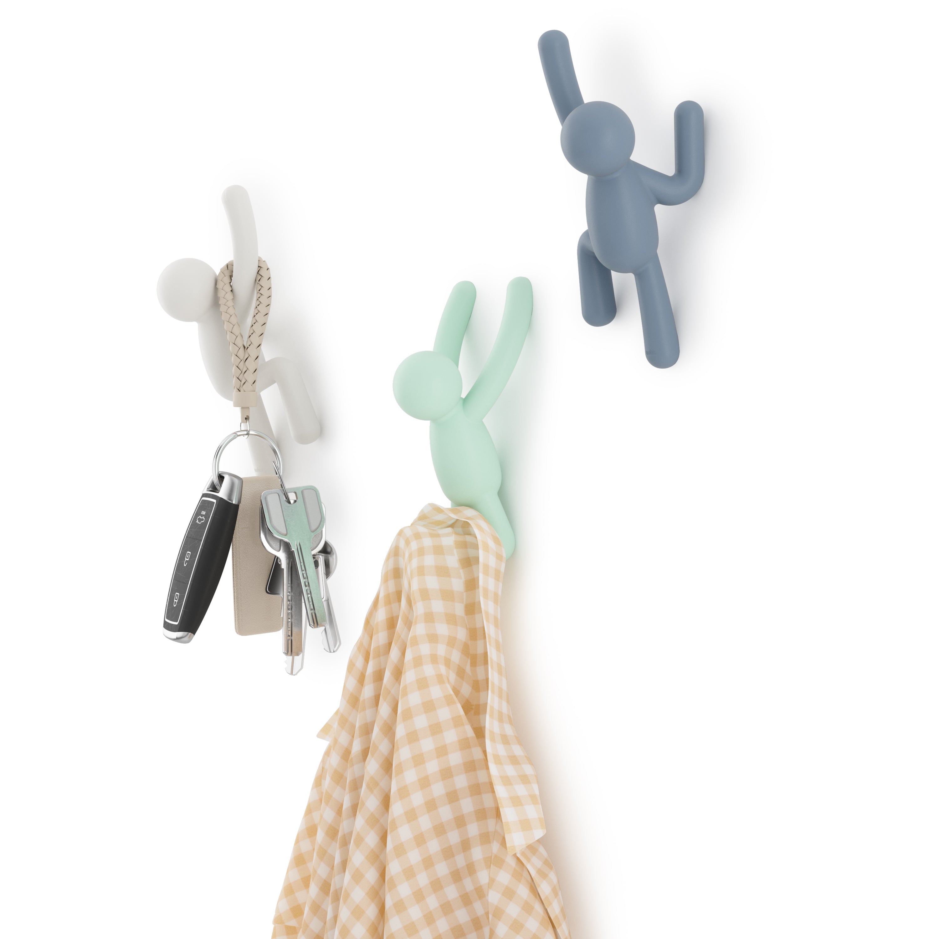 Buddy Hook Set 3 - Multi Colour Lite Wall Hook UMBRA