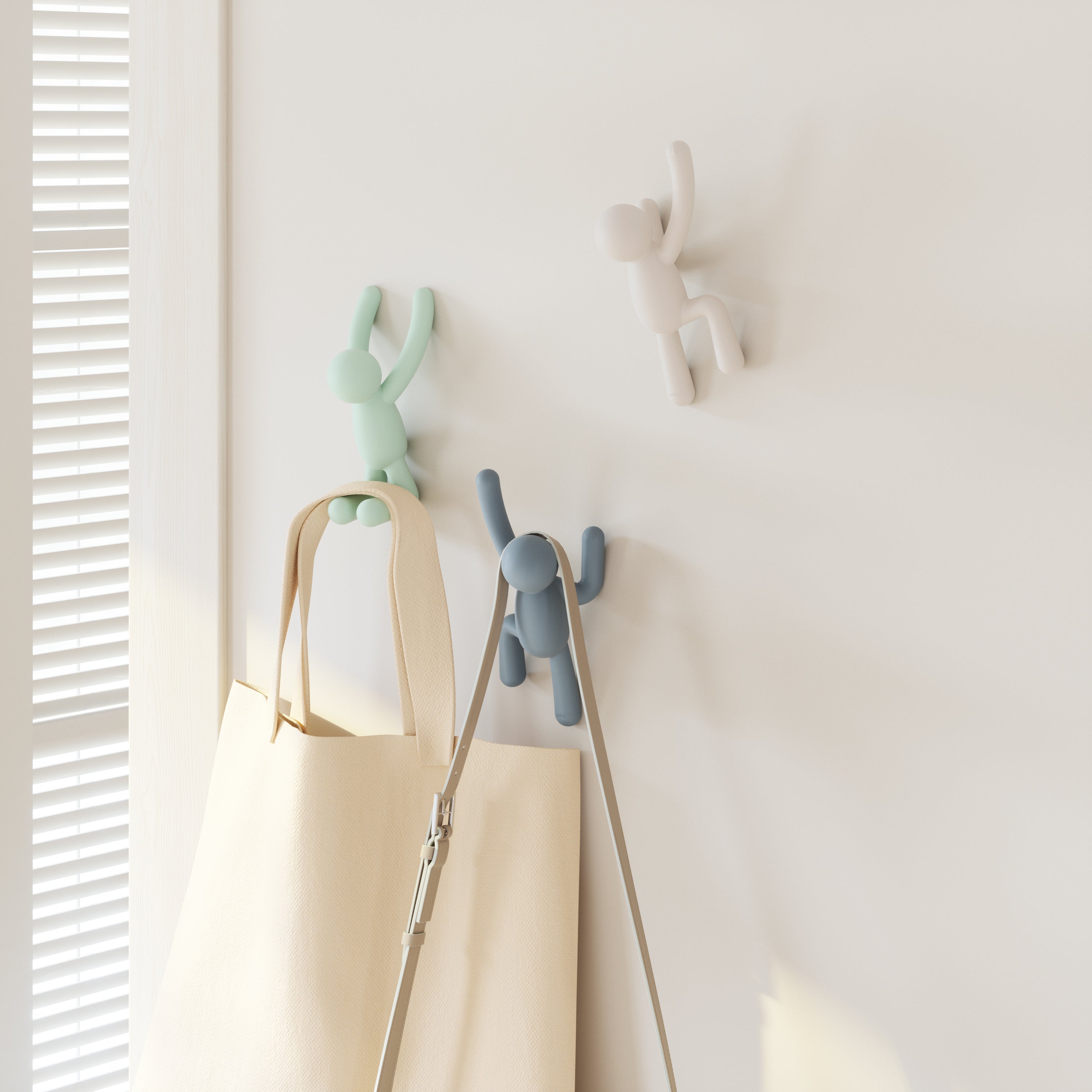 Buddy Hook Set 3 - Multi Colour Lite Wall Hook UMBRA