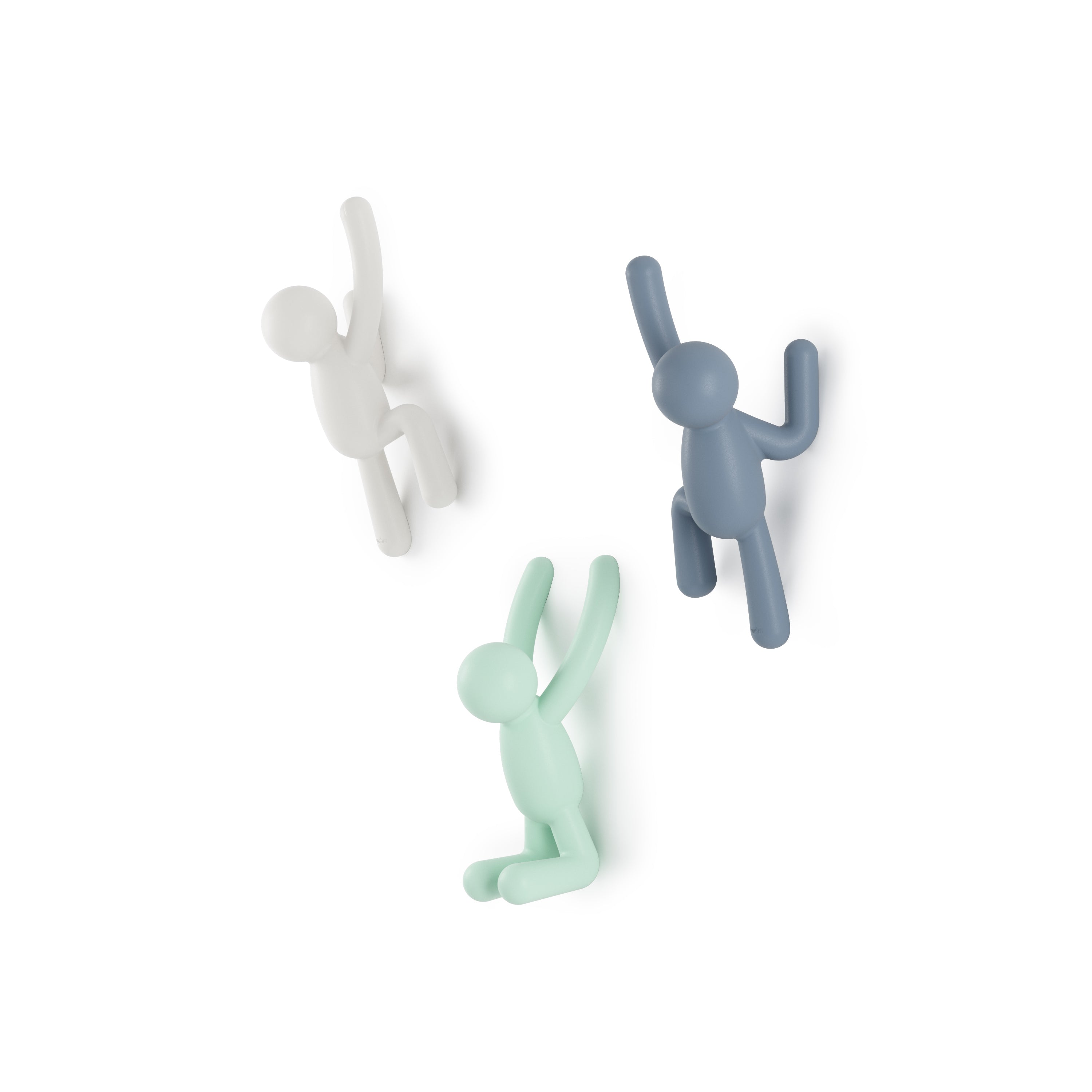 Buddy Hook Set 3 - Multi Colour Lite Wall Hook UMBRA