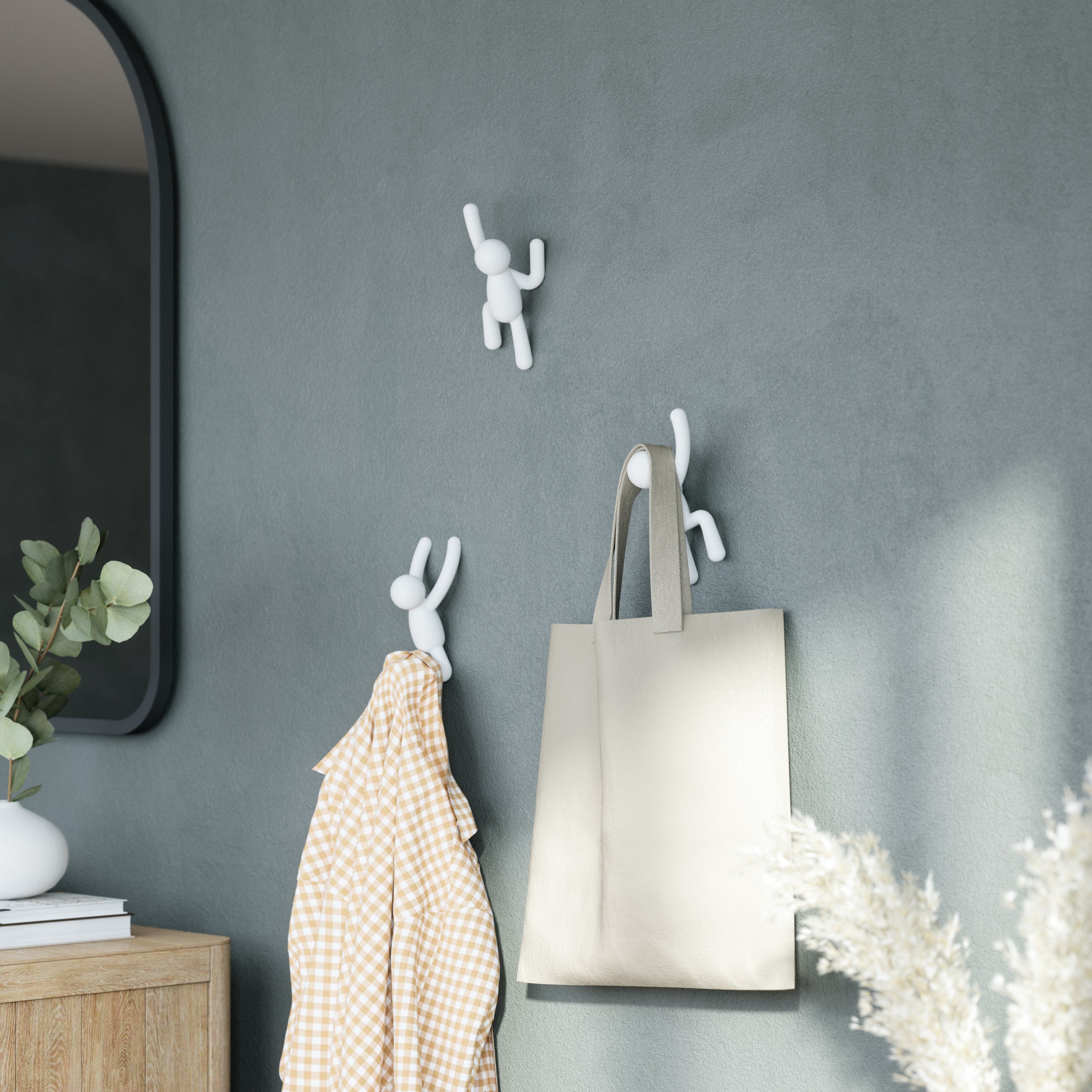 Buddy Hook Set 3 - White Wall Hook UMBRA