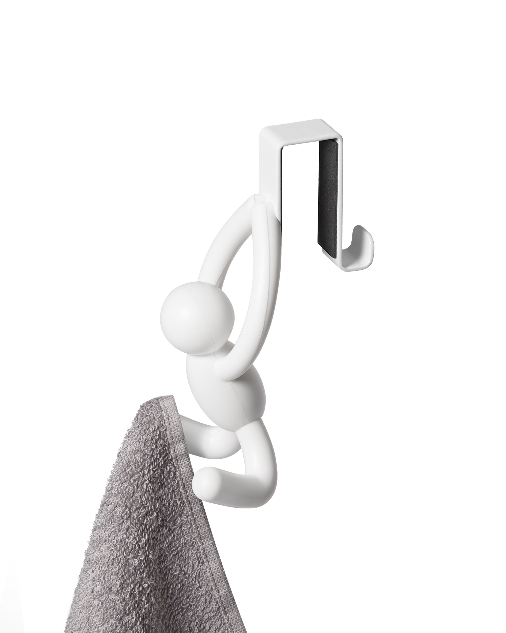 Buddy OTD Cabinet Hooks Set 2 - White Over Door Hook UMBRA