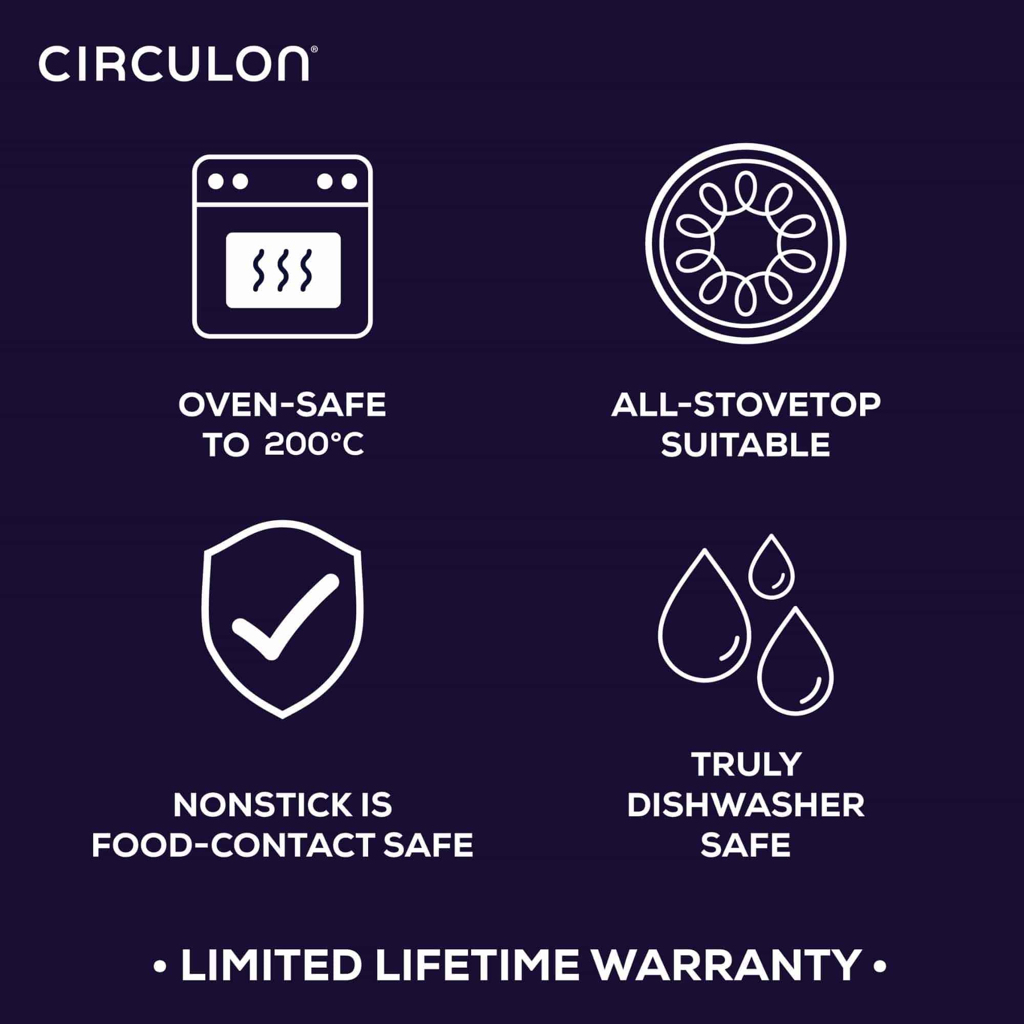 Circulon Scratchdefense A1 - 14cm/0.9L Open Milkpan Cookware Circulon