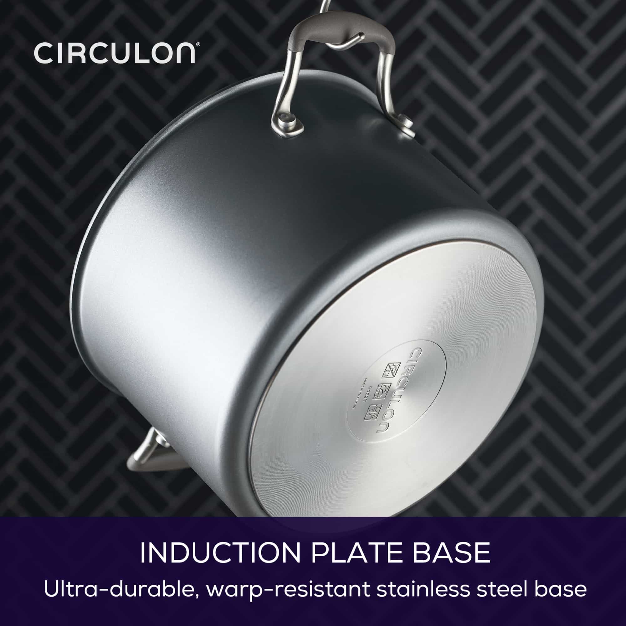 Circulon Scratchdefense A1 - 24cm/7.6L Covered Stockpot Cookware Circulon