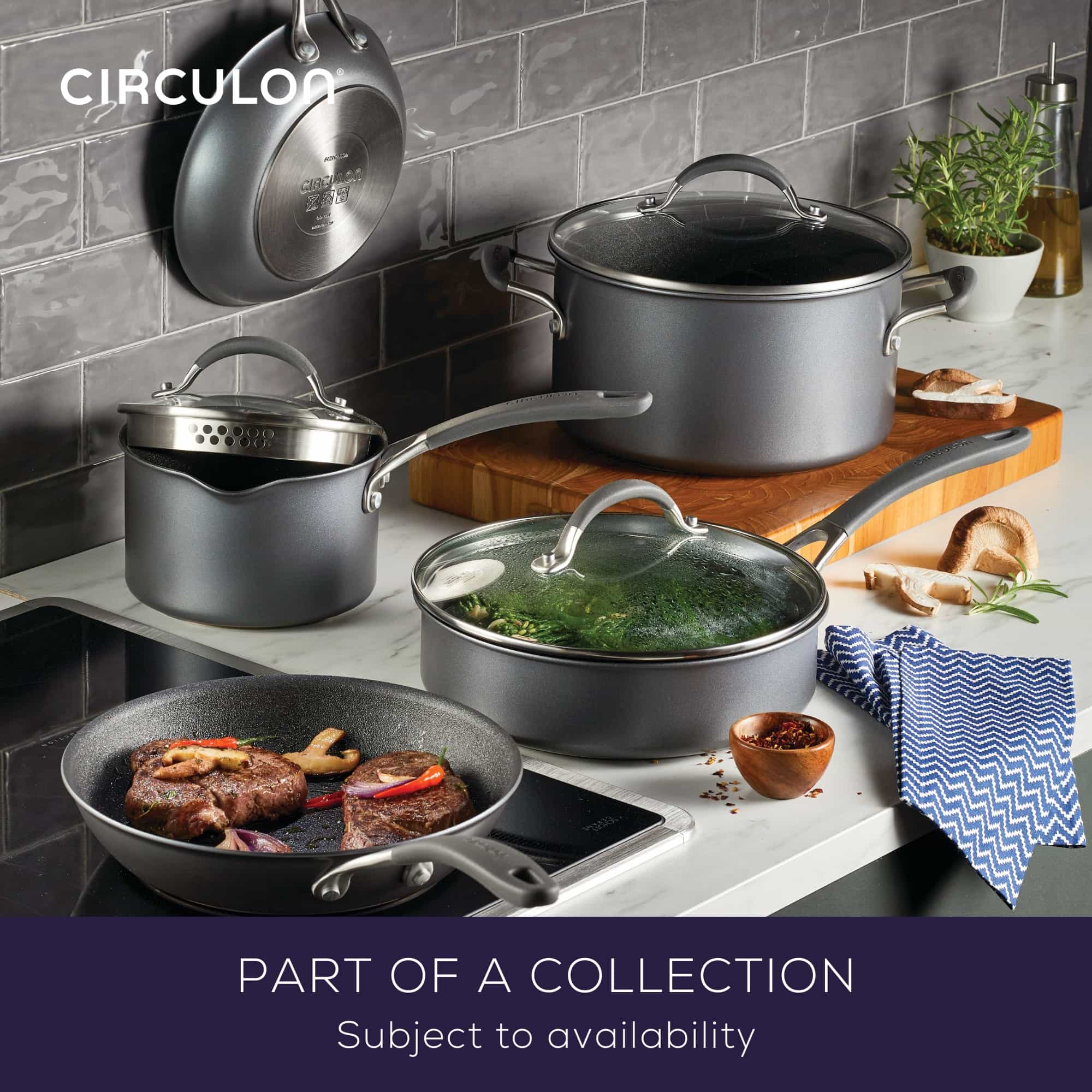 Circulon Scratchdefense A1 - 34cm Open Stirfry Cookware Circulon