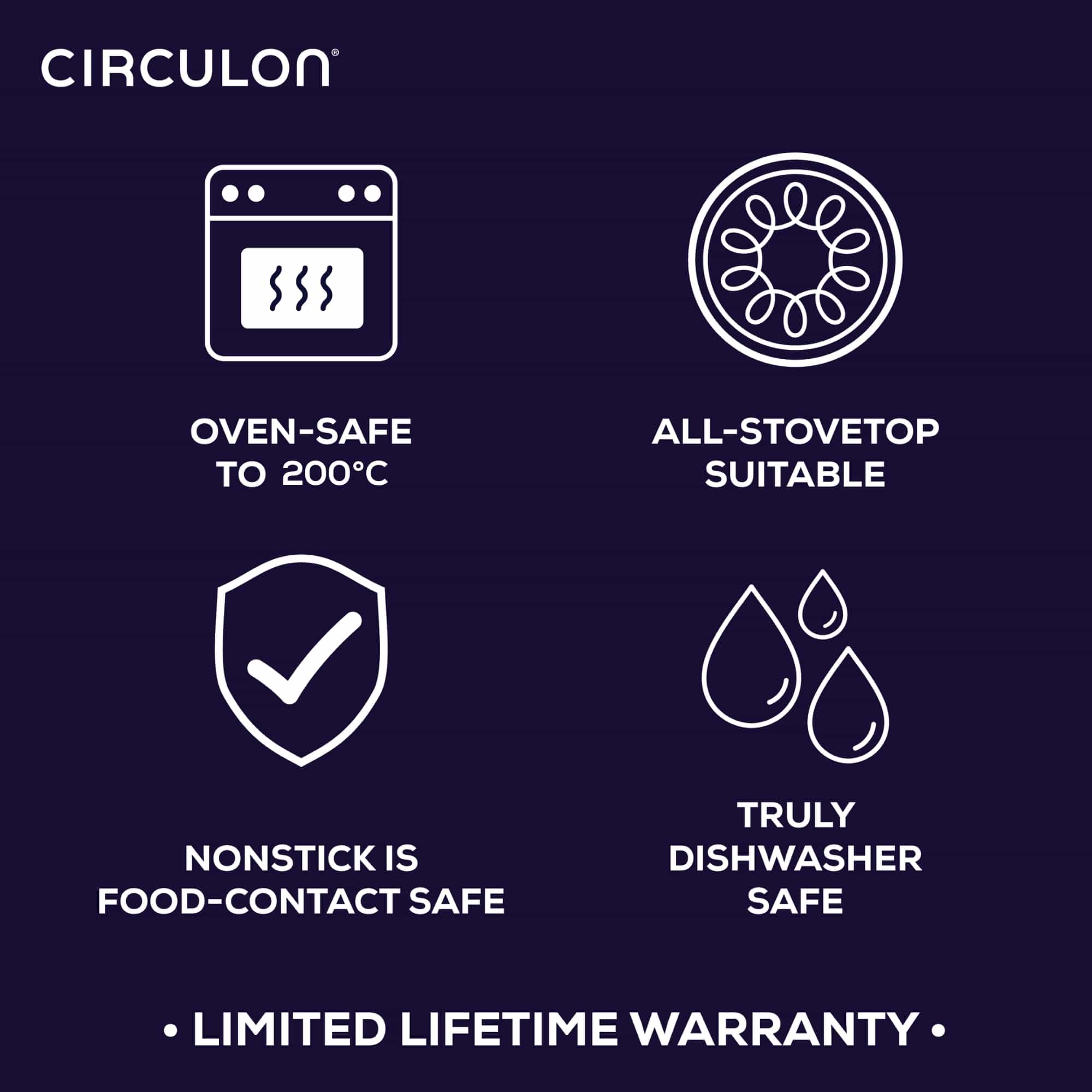 Circulon Scratchdefense A1 - 8 Piece Cookware Set Cookware Circulon