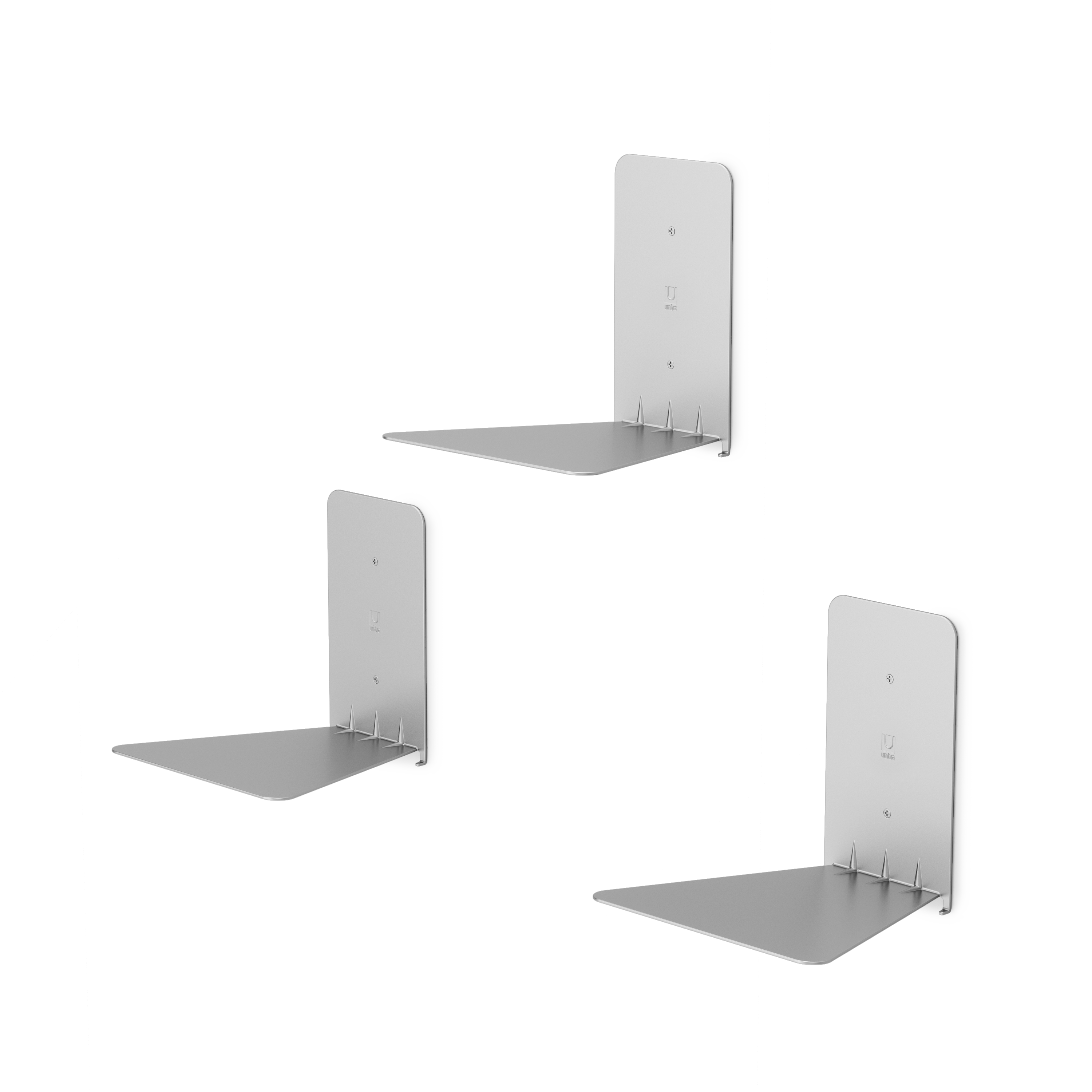 Conceal Shelf Small Set 3 - Silver Wall Shelf UMBRA