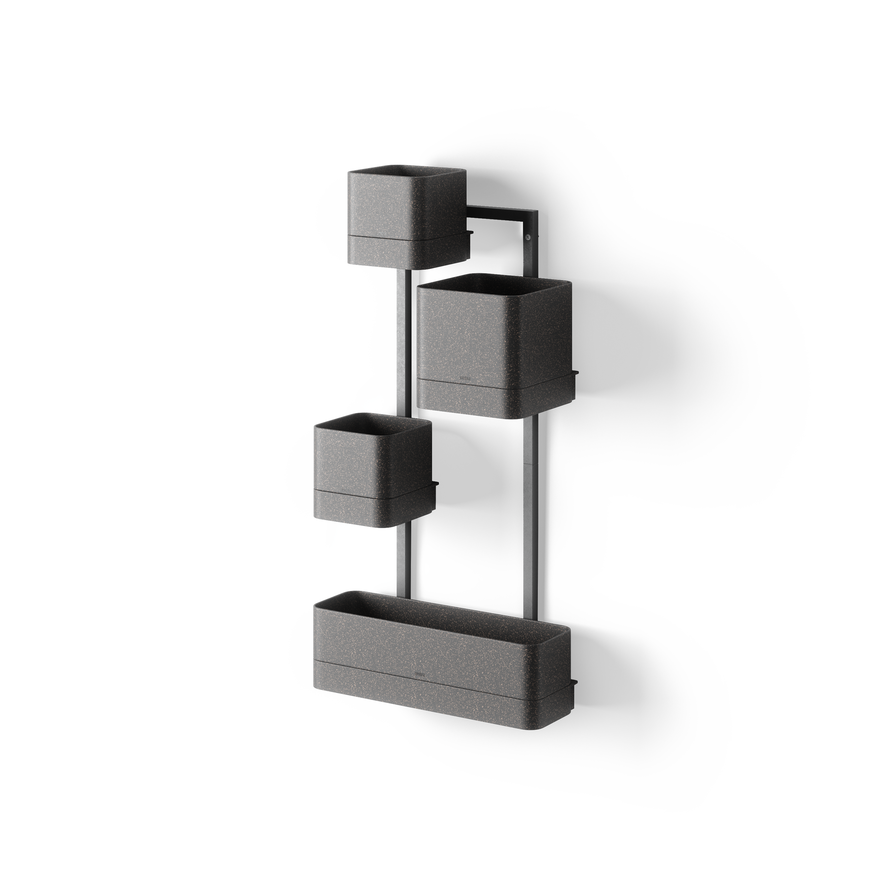 Cubiko Wall Planter - Black Wall Planter UMBRA
