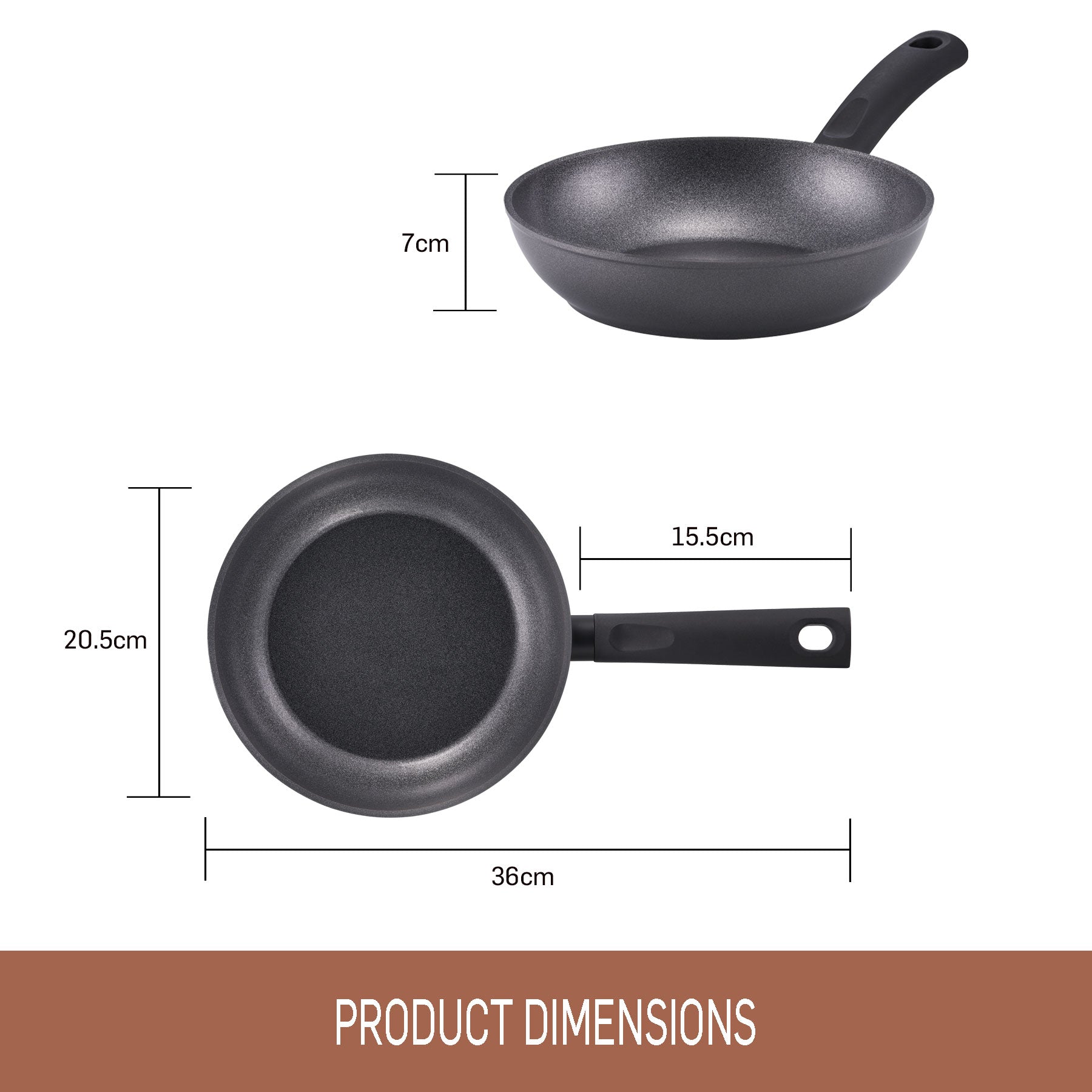 Essteele Per Benessere Ceramic Nonstick Induction Open French Skillet - 20cm