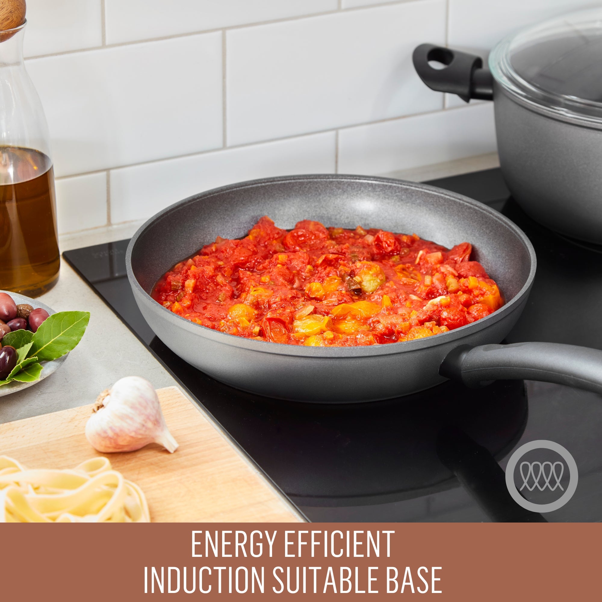 Essteele Per Benessere Ceramic Nonstick Induction Covered Casserole - 28cm/7.7L