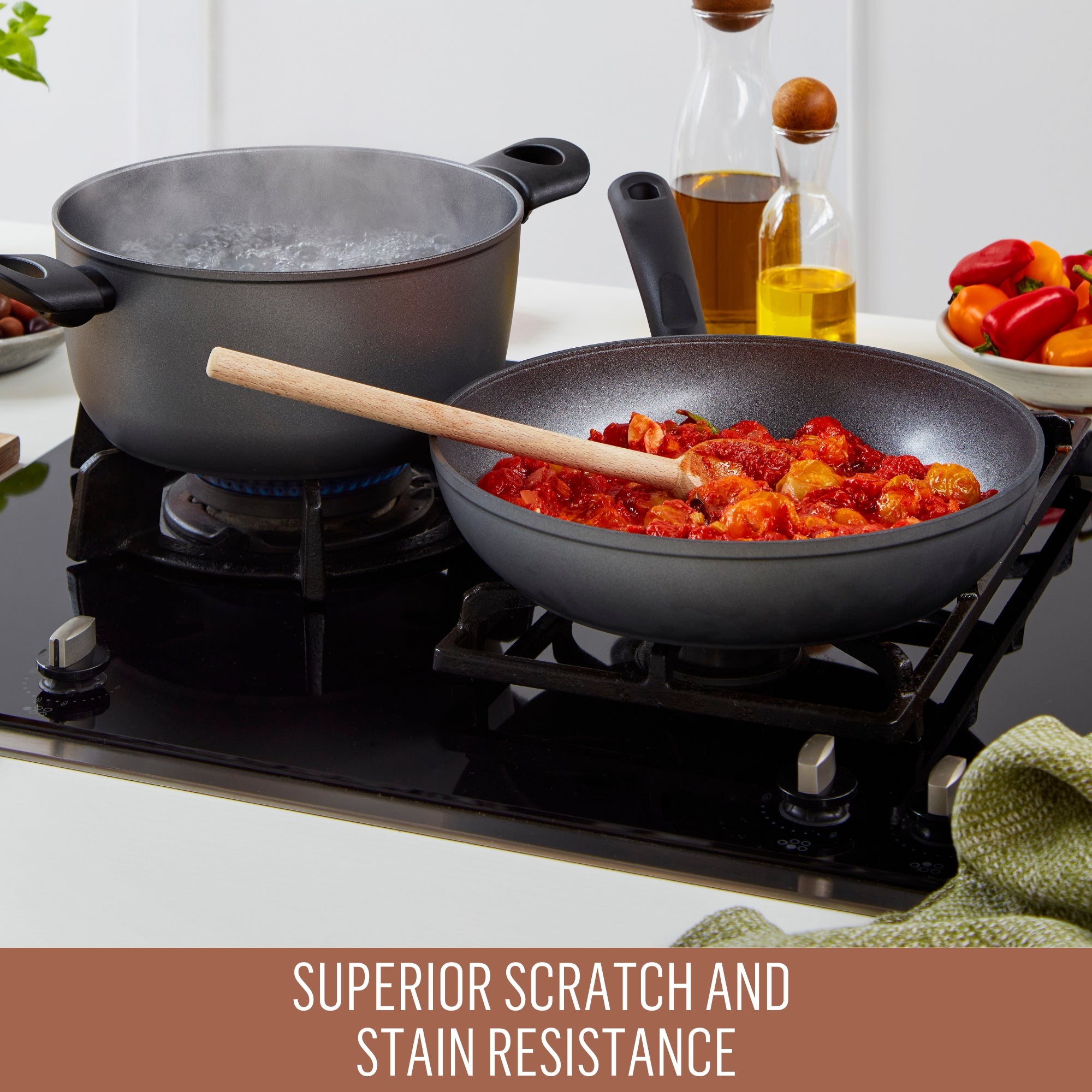 Essteele Per Benessere Ceramic Nonstick Induction Covered Casserole - 28cm/7.7L