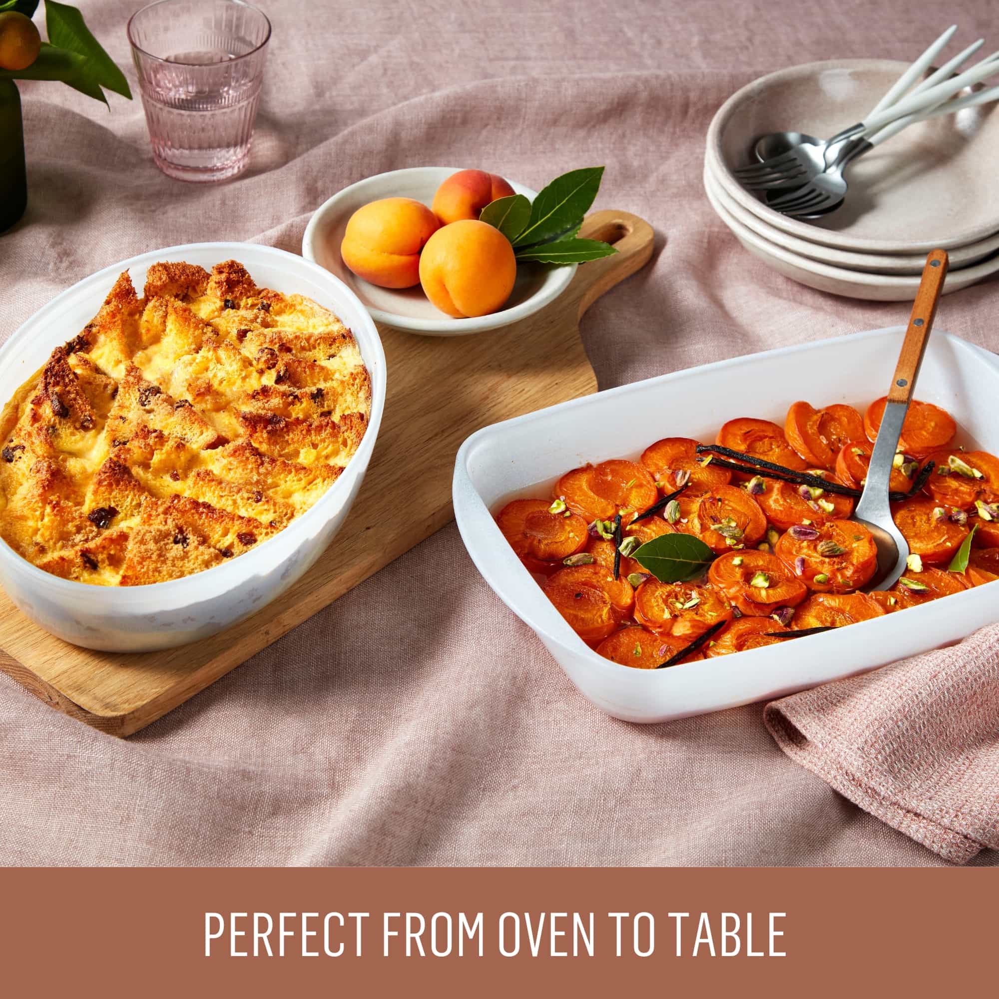 Essteele Glass Ceramic Nonstick - 2.3L Medium Rectangular Dish Cookware Essteele