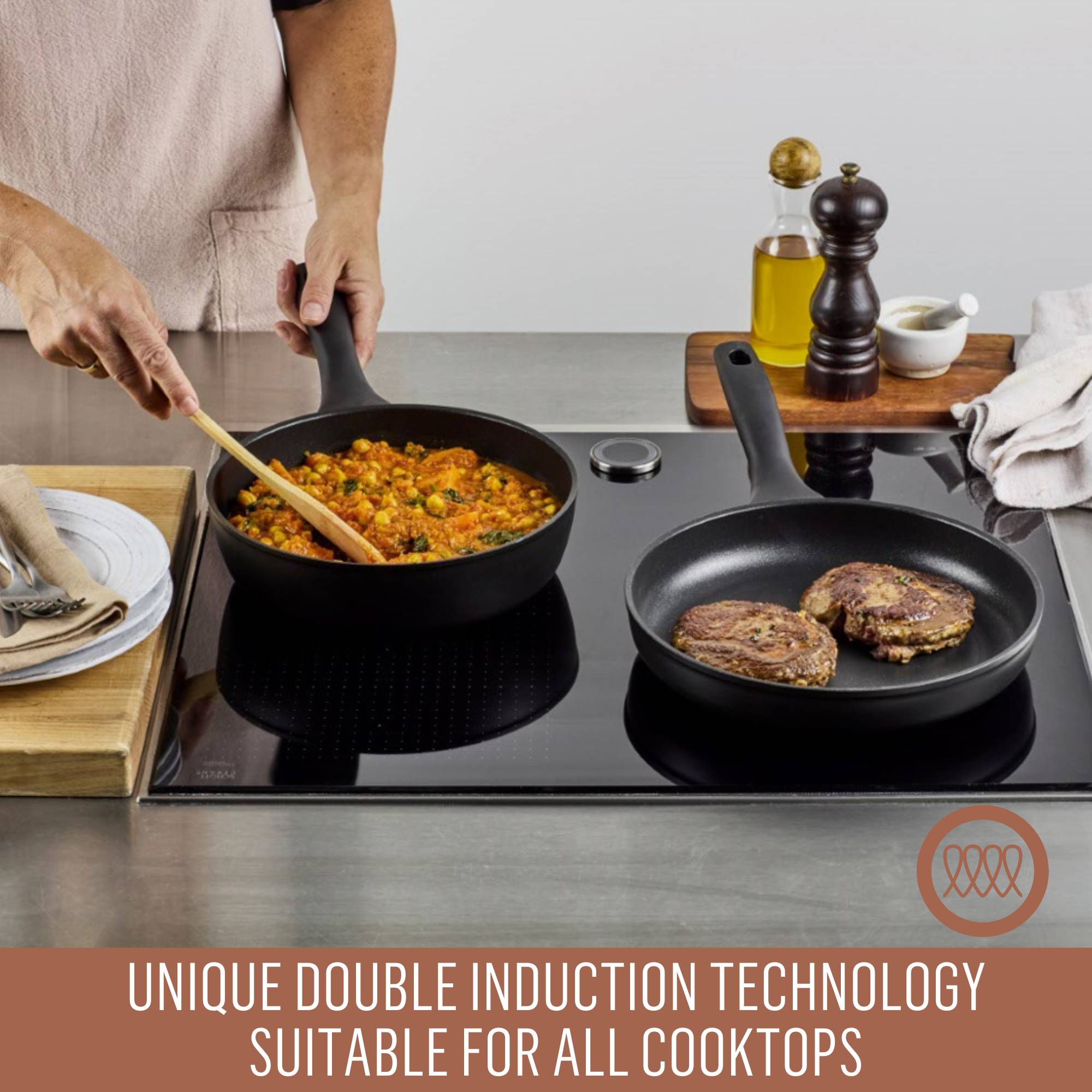 Essteele Per Domani - 20/26cm Skillet Twin Pack Cookware Essteele