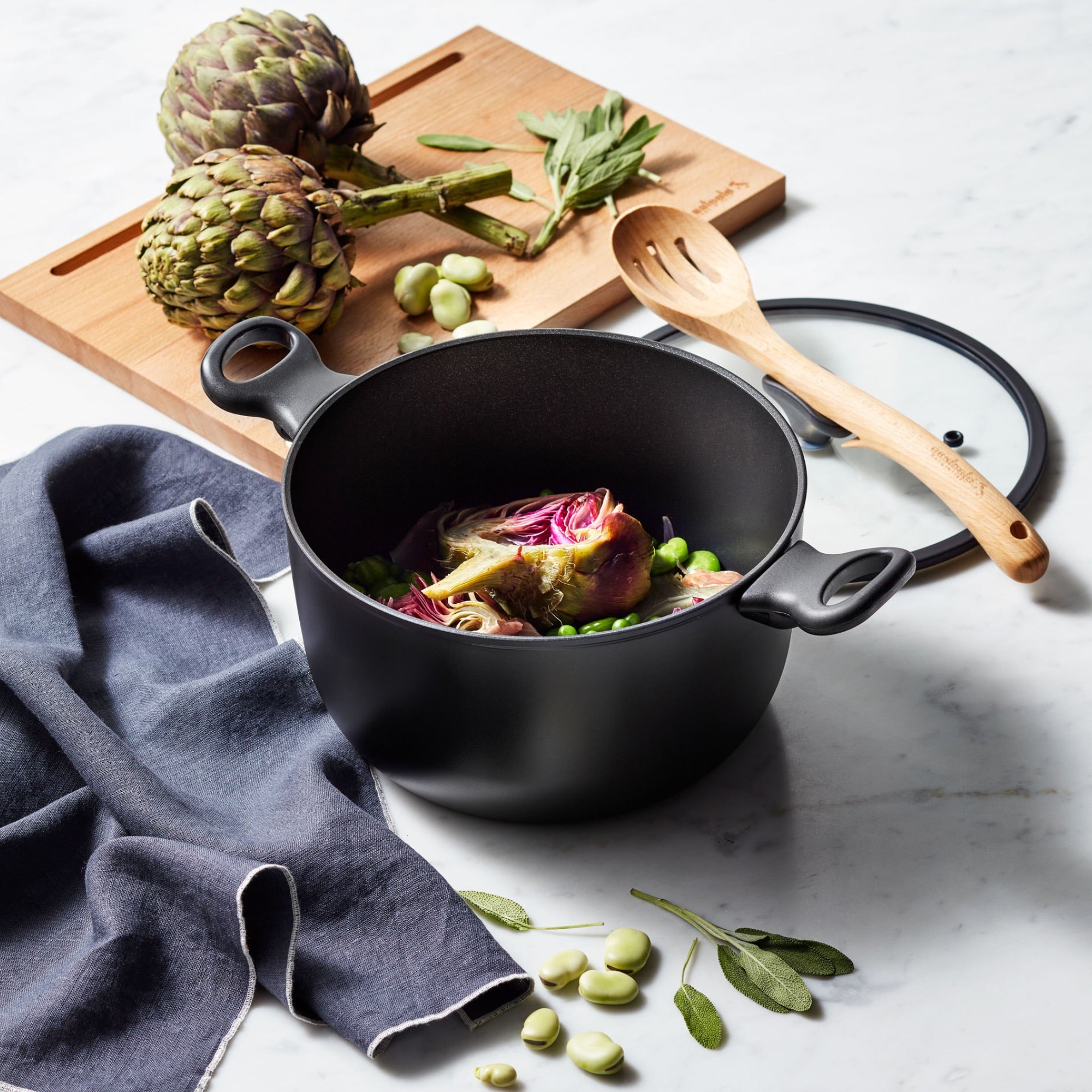 Essteele Per Domani - 24cm/5.5L Covered Casserole Cookware Essteele