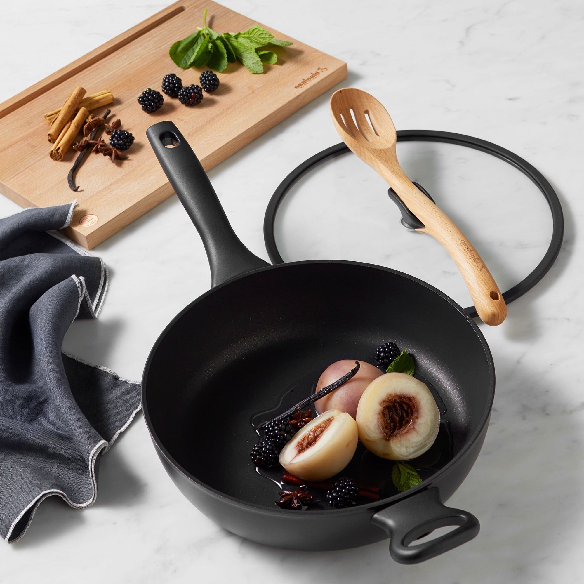 Essteele Per Domani - 28cm Deep Covered Skillet Cookware Essteele