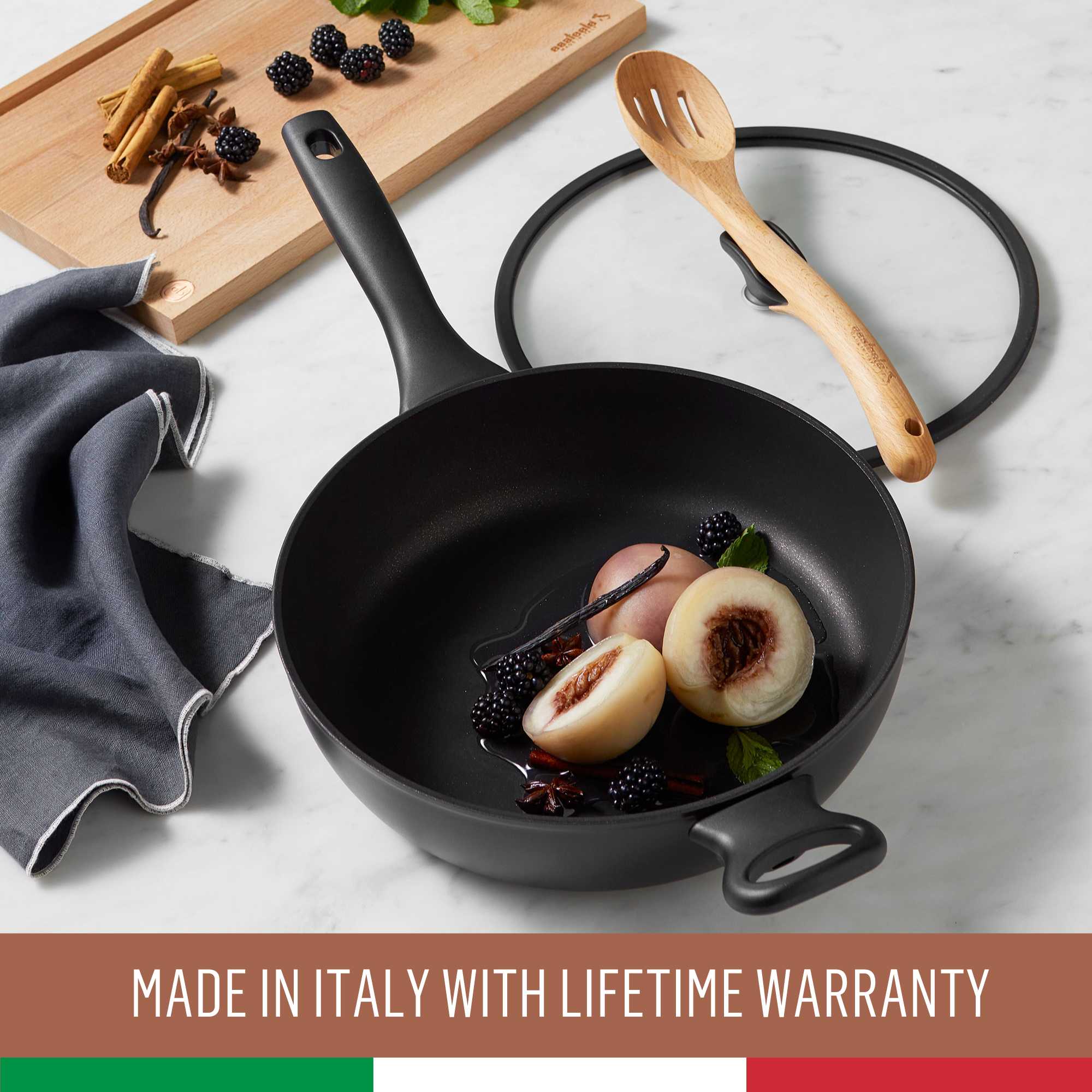 Essteele Per Domani - 28cm Deep Covered Skillet Cookware Essteele