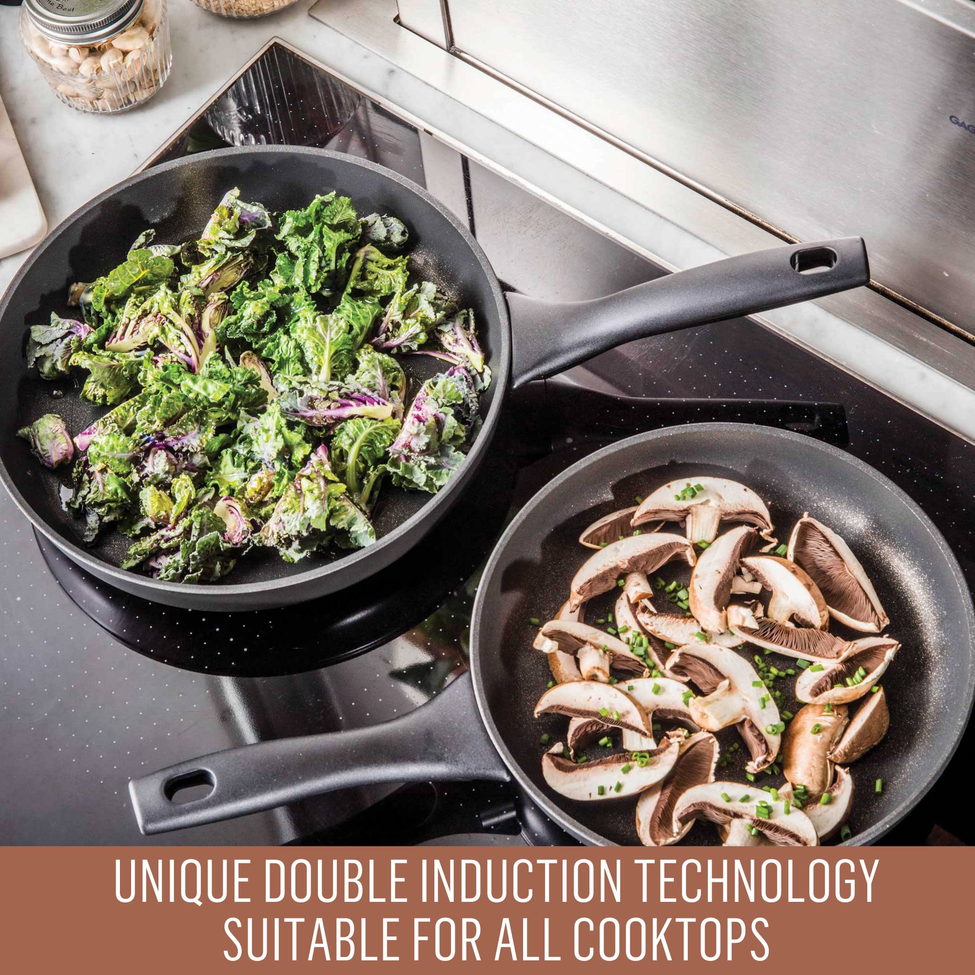 Essteele Per Domani - 28cm Deep Covered Skillet Cookware Essteele