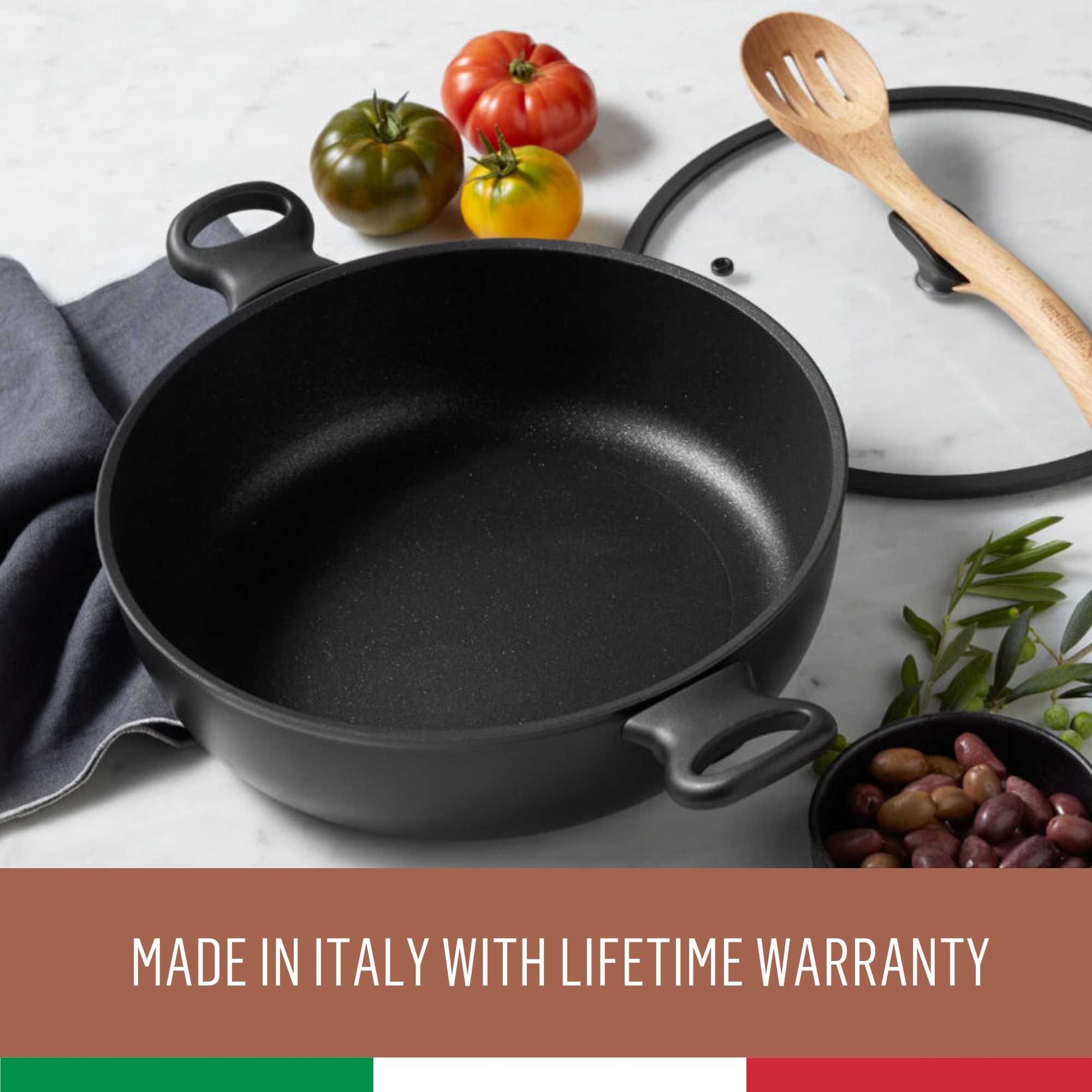 Essteele Per Domani - 30cm/5.5L Covered Sautéuse Cookware Essteele