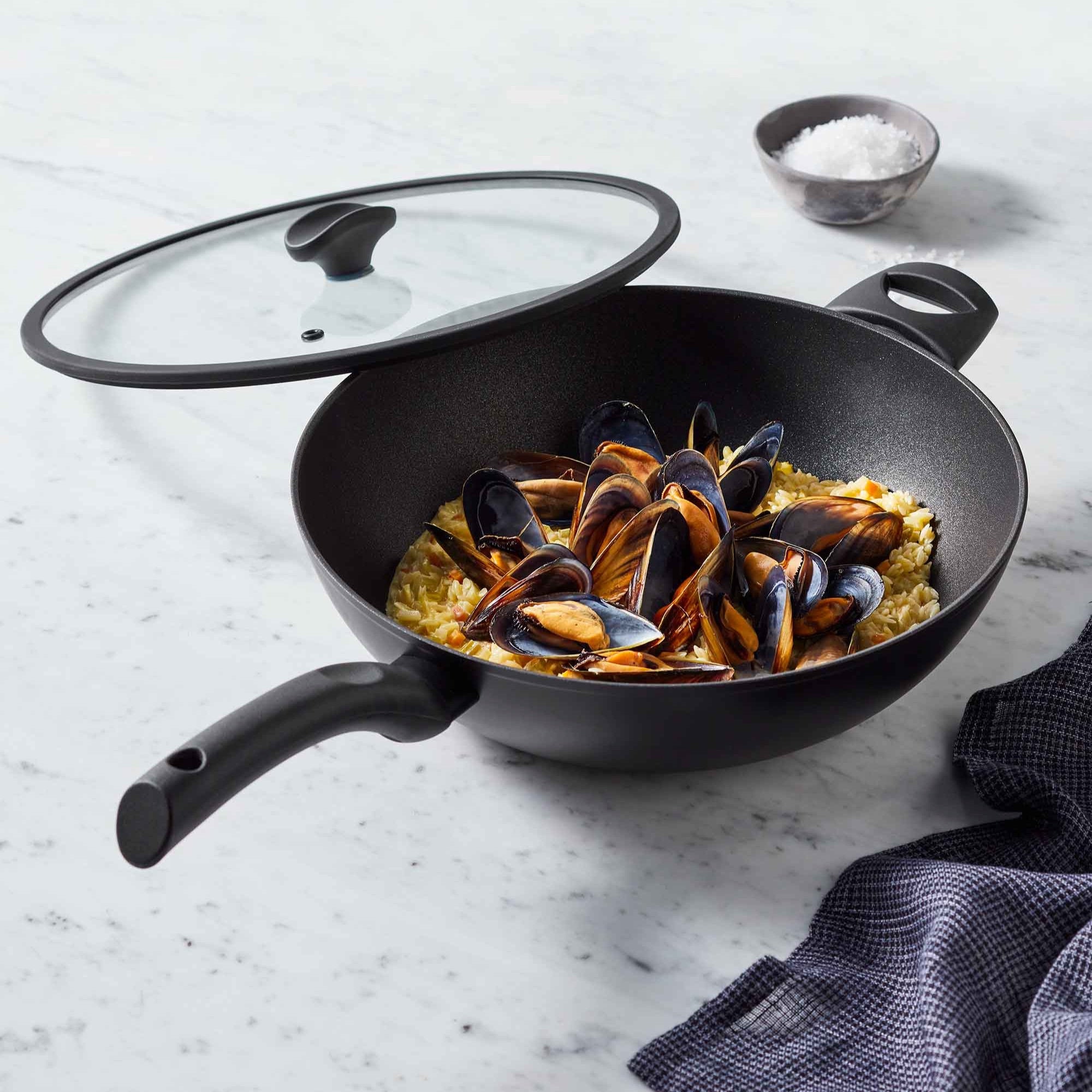 Essteele Per Salute - 32cm Covered Stirfry Cookware Essteele
