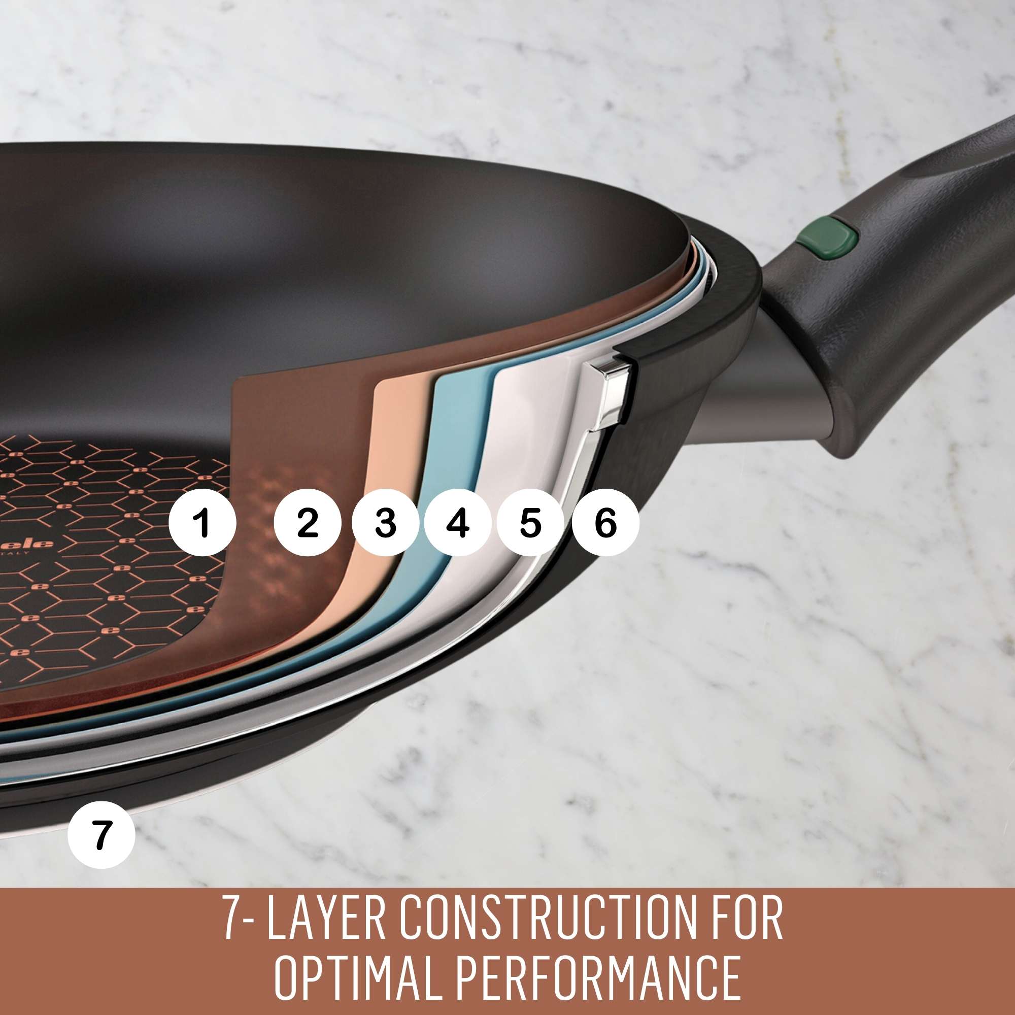 Essteele Per Salute - 32cm Covered Stirfry Cookware Essteele