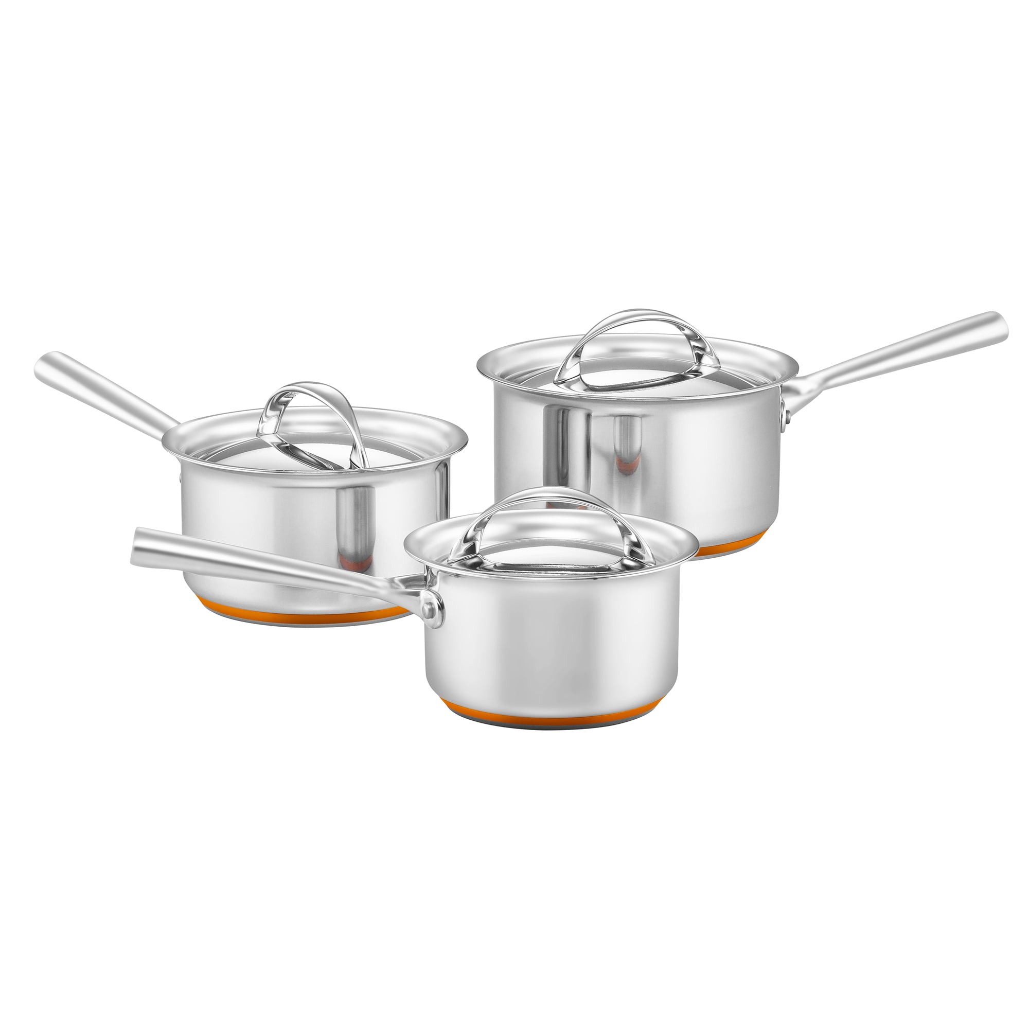 Essteele Per Vita - 14/16/18cm 3 Piece Covered Saucepan Set Cookware Essteele