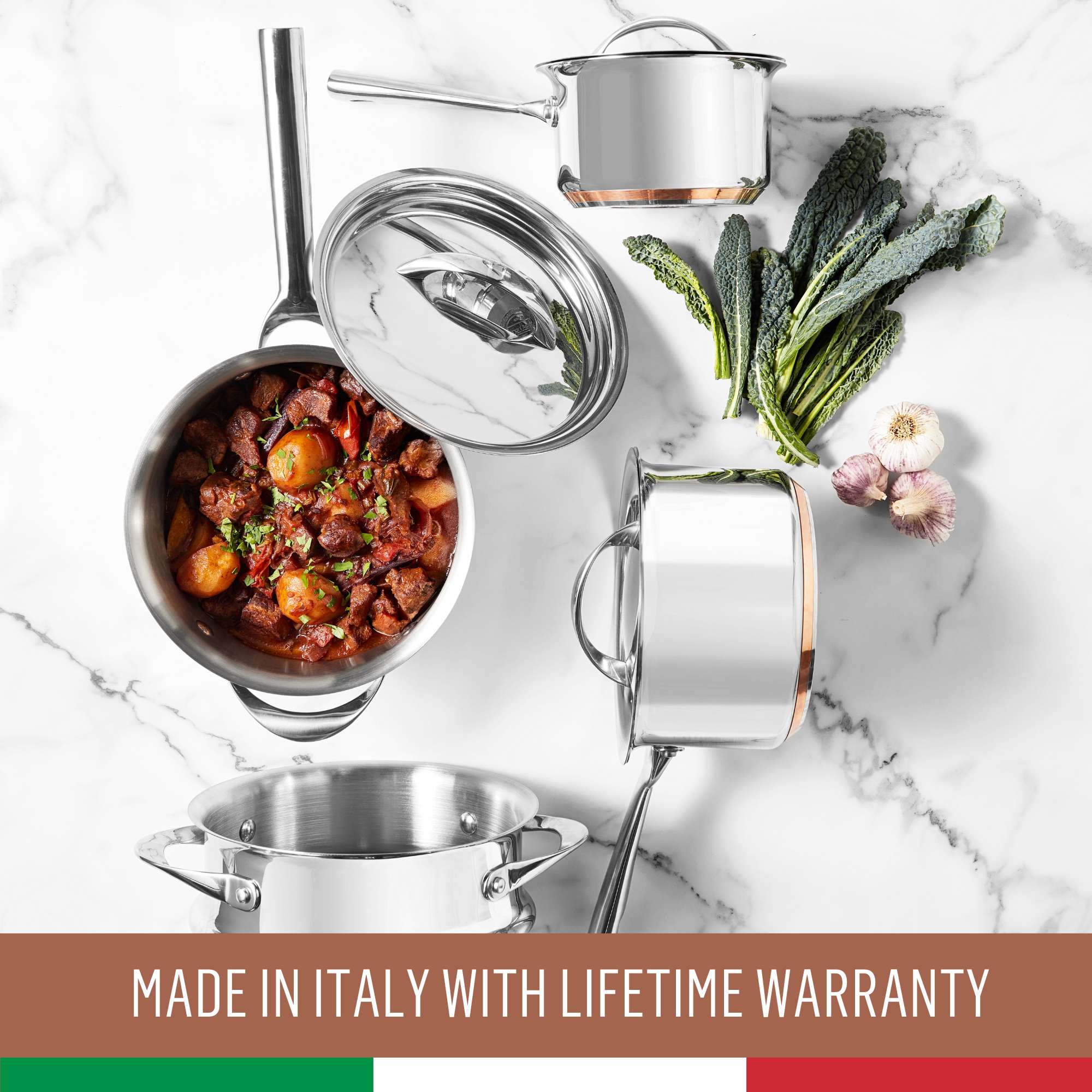 Essteele Per Vita - 18cm/2.8L Covered Saucepan Cookware Essteele