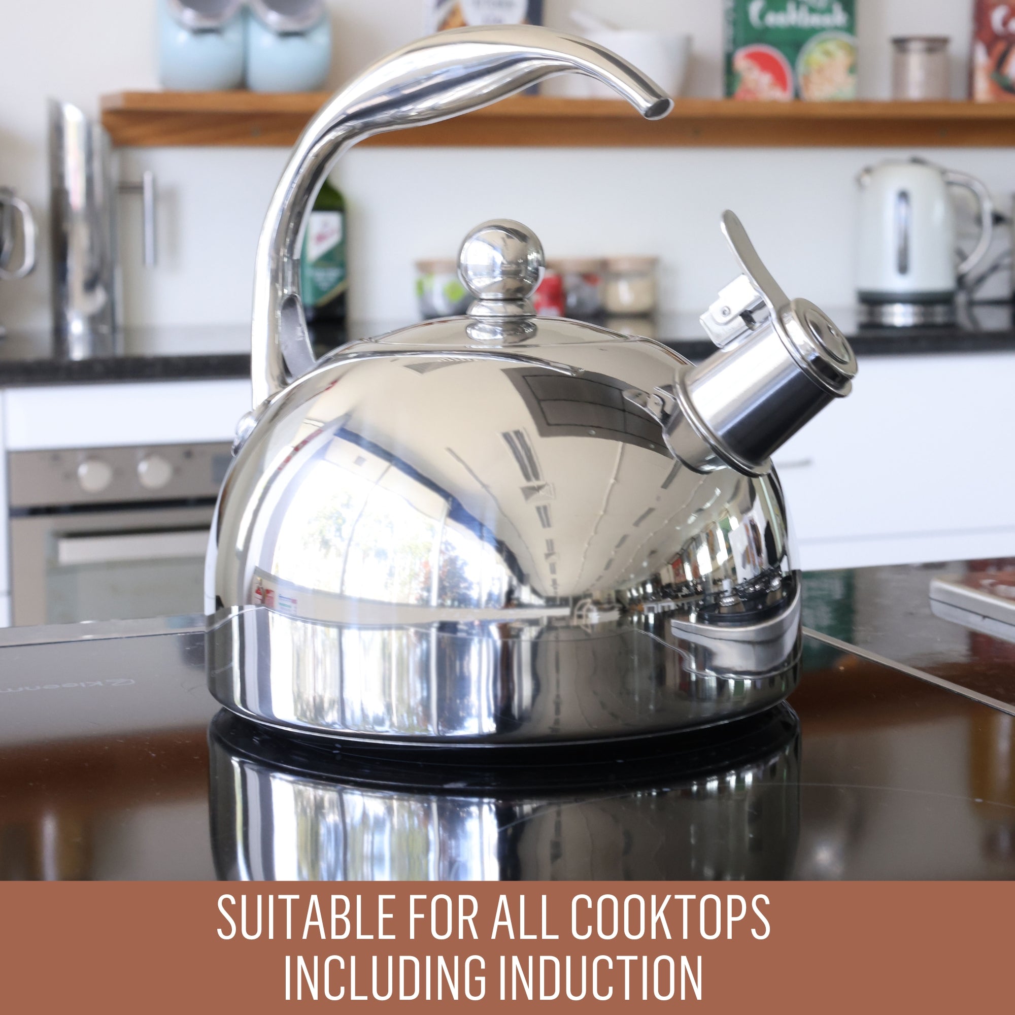 Essteele Stainless Steel Stovetop Kettle 1.9L Silver Cookware Essteele