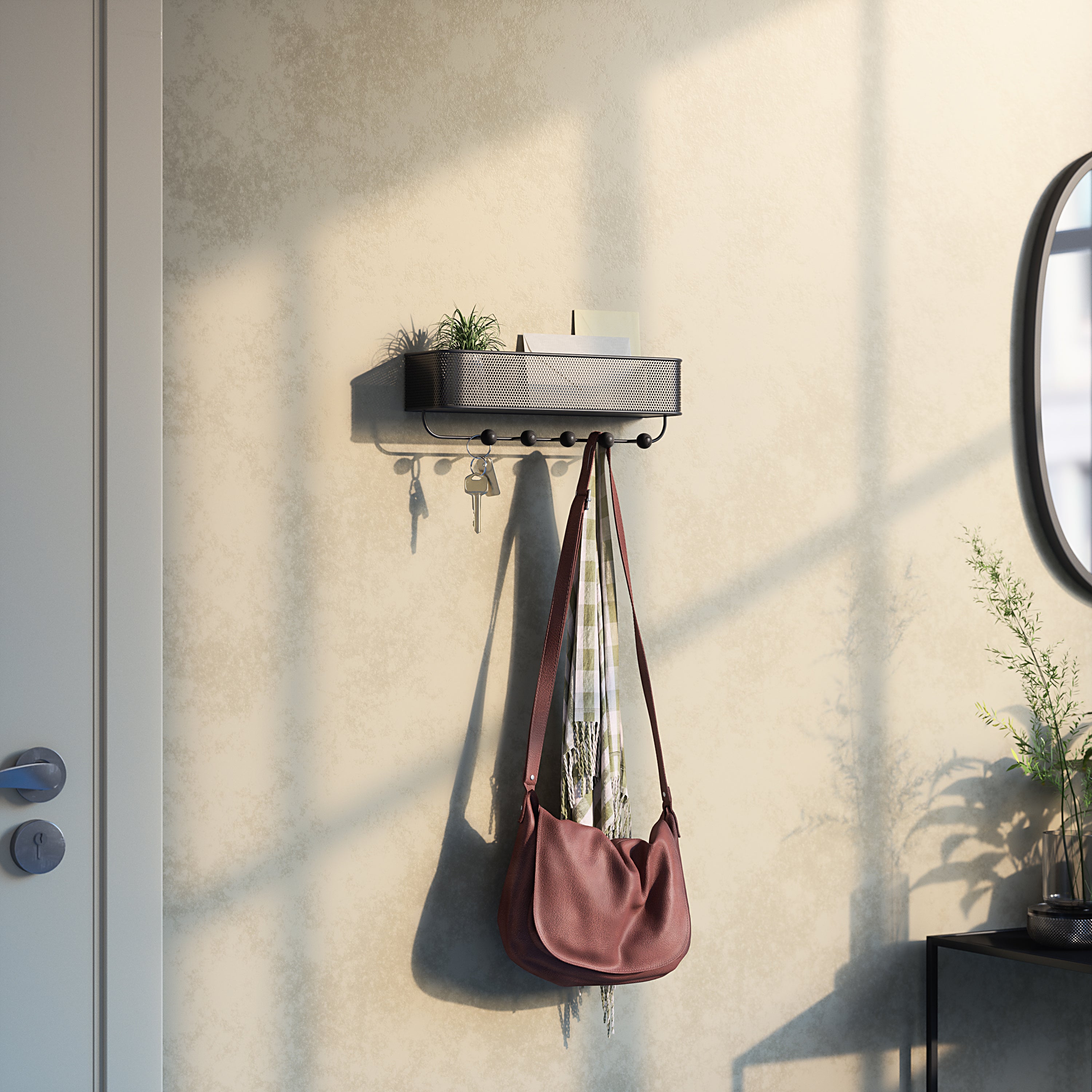Estique Organiser - Black/Walnut Organiser UMBRA